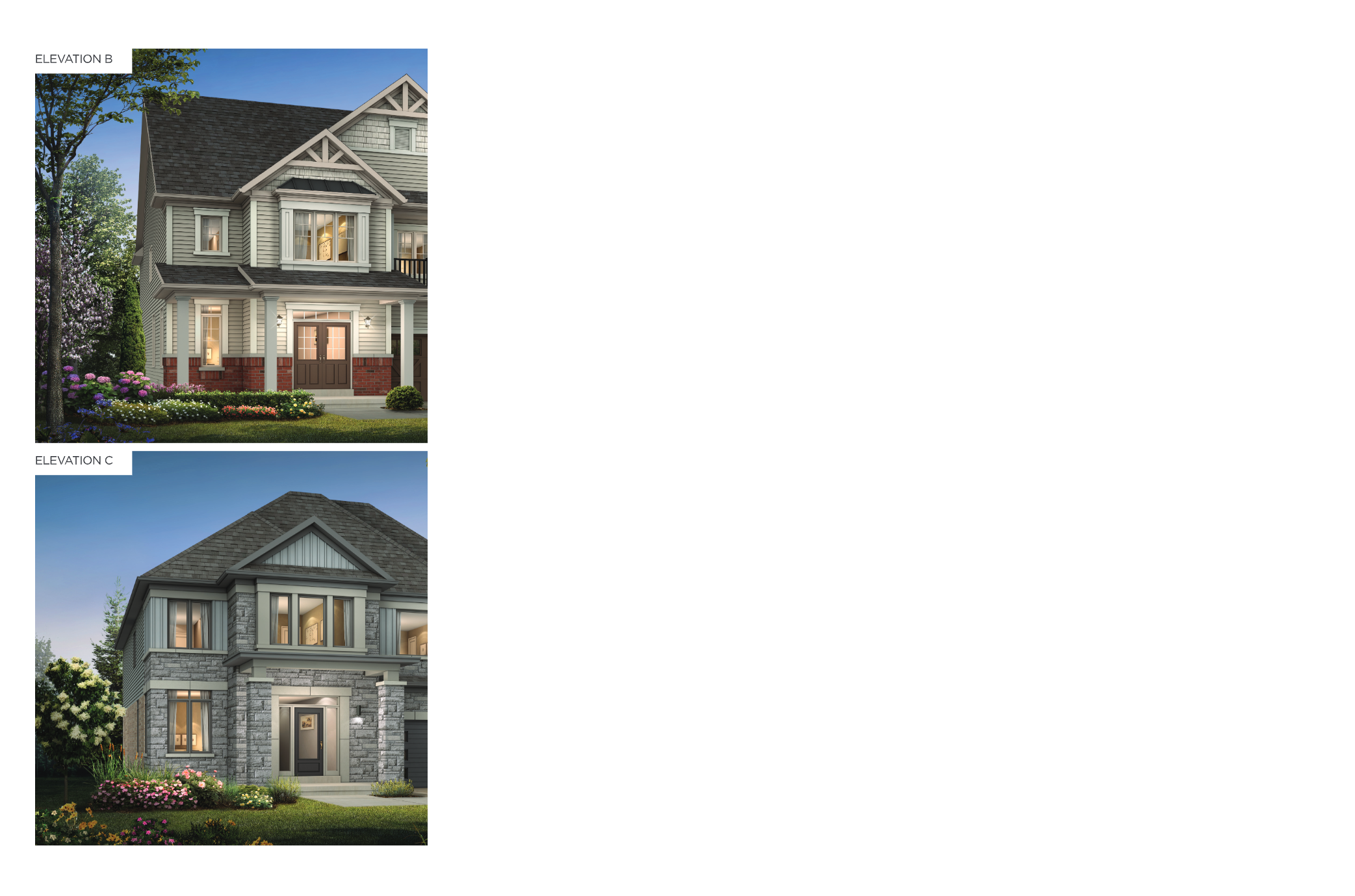 Sawyer floor plan at Mapleview Park Phase 1 in Barrie, ON