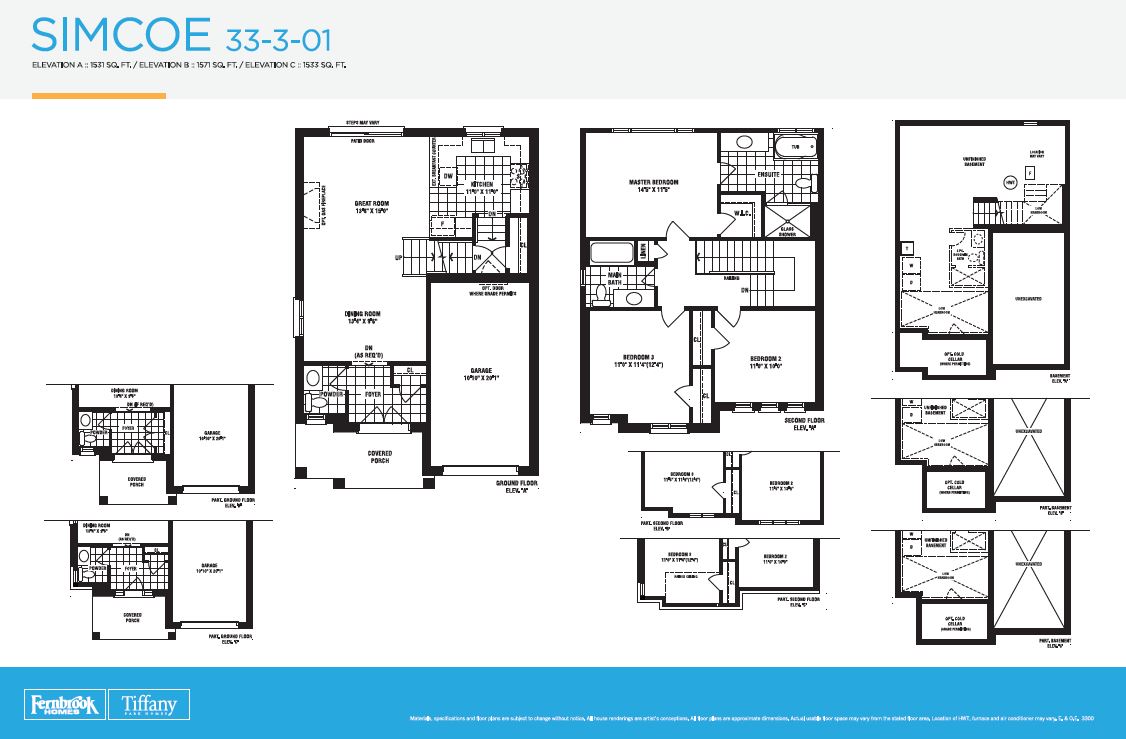 Mapleview Park Phase 1 Simcoe Floor Plan, Barrie ON Livabl