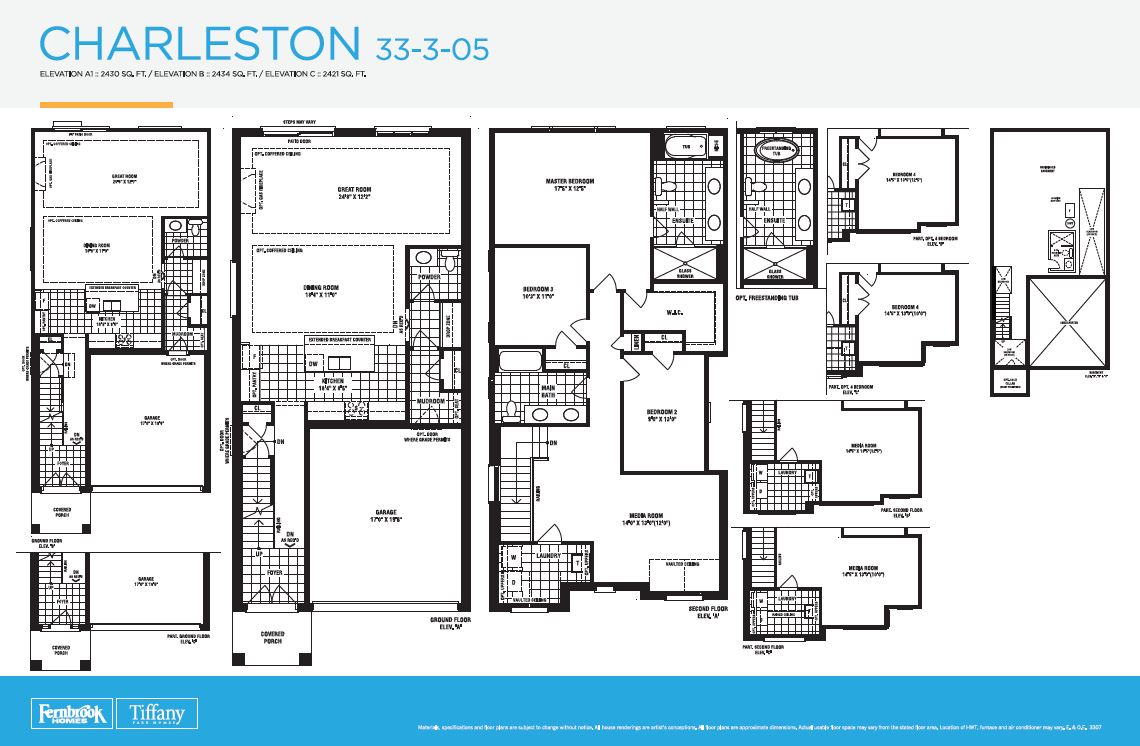 Mapleview Park Phase 1 Charleston Floor Plan, Barrie ON Livabl