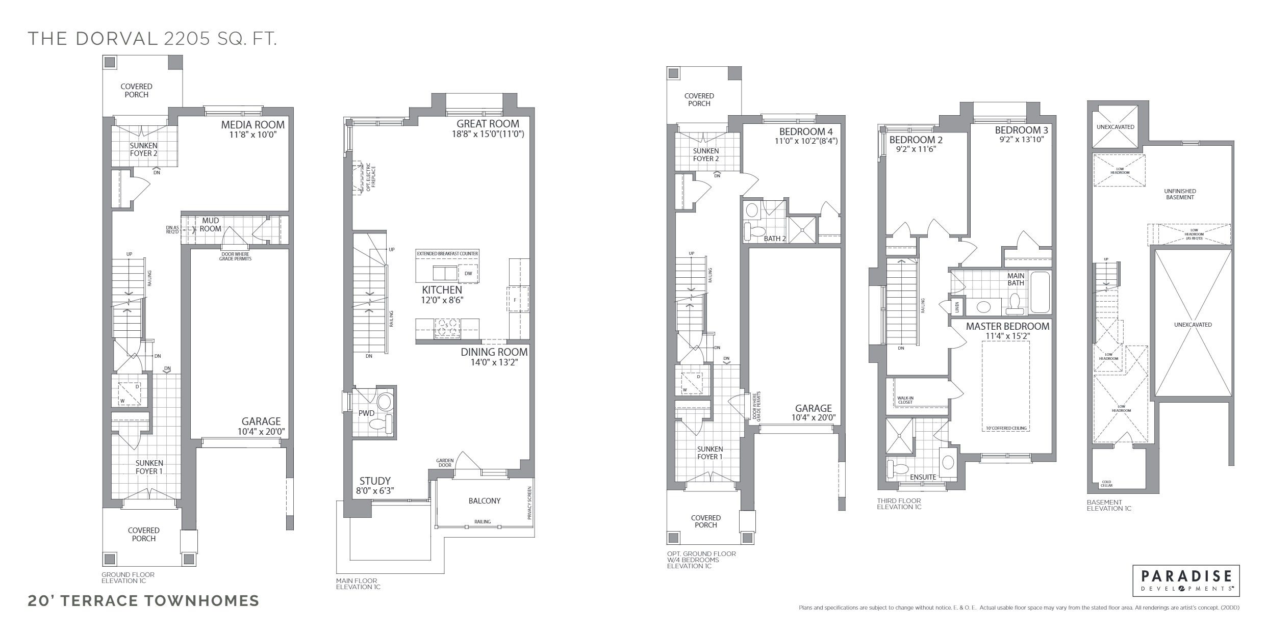 New Kleinburg Towns The Dorval Floor Plan, Vaughan ON Livabl