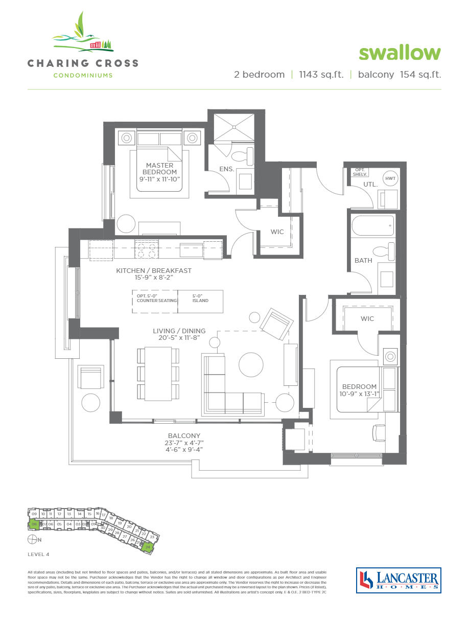 Charing Cross Condominiums Swallow Floor Plan, Oshawa ON Livabl