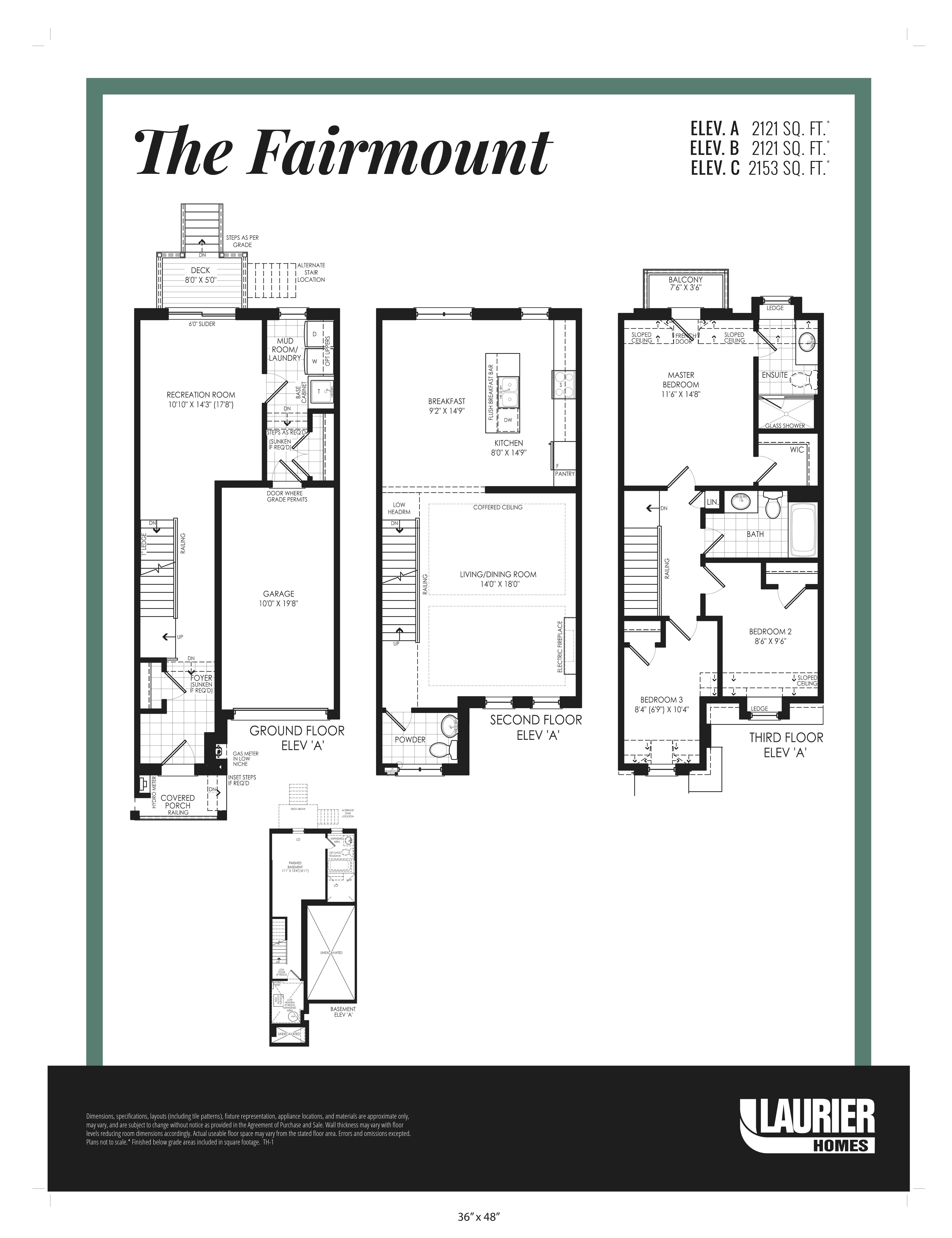 Floor plan of The Fairmount Floor plan of The Fairmount