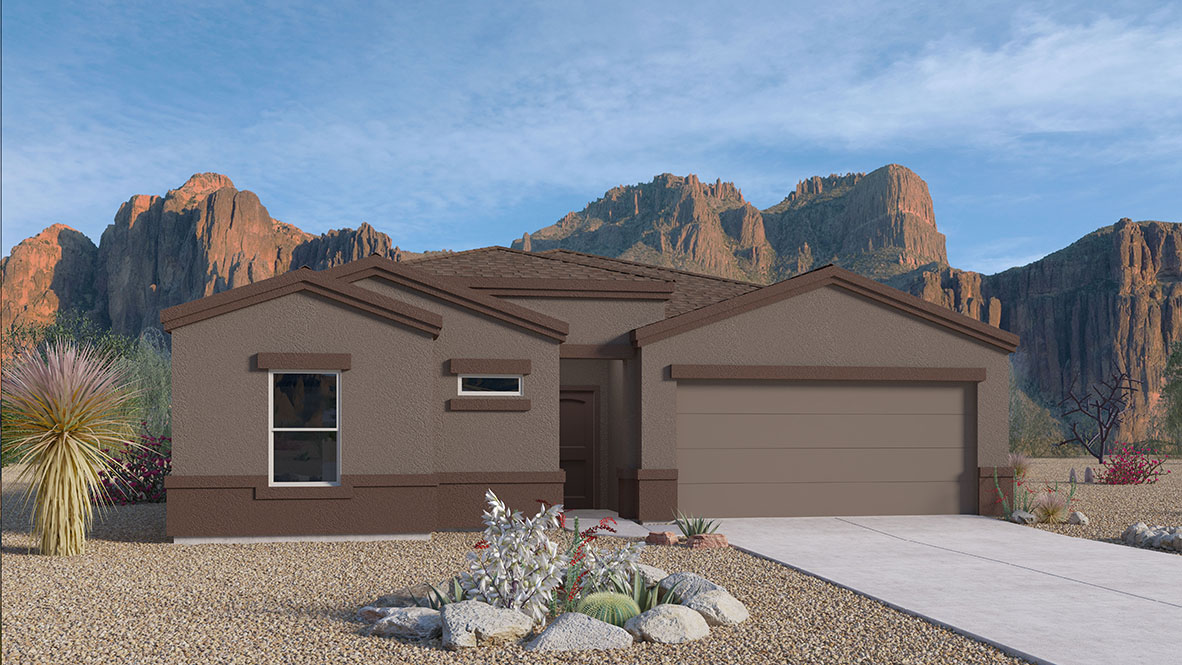 Jasmine Plan 4120 floor plan at Tres Pueblos in Tucson, AZ