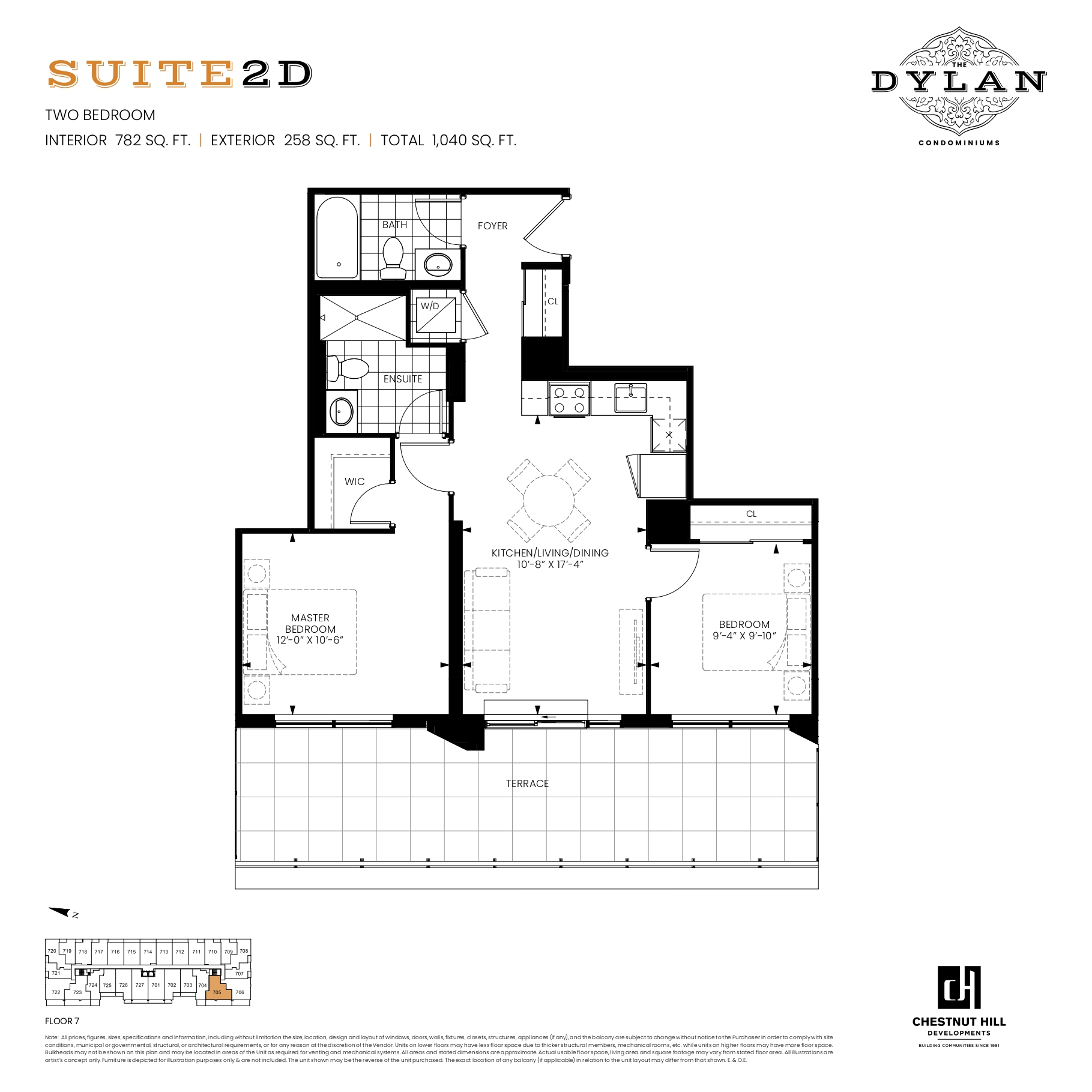 The Dylan Condominiums 2D Floor Plans and Pricing