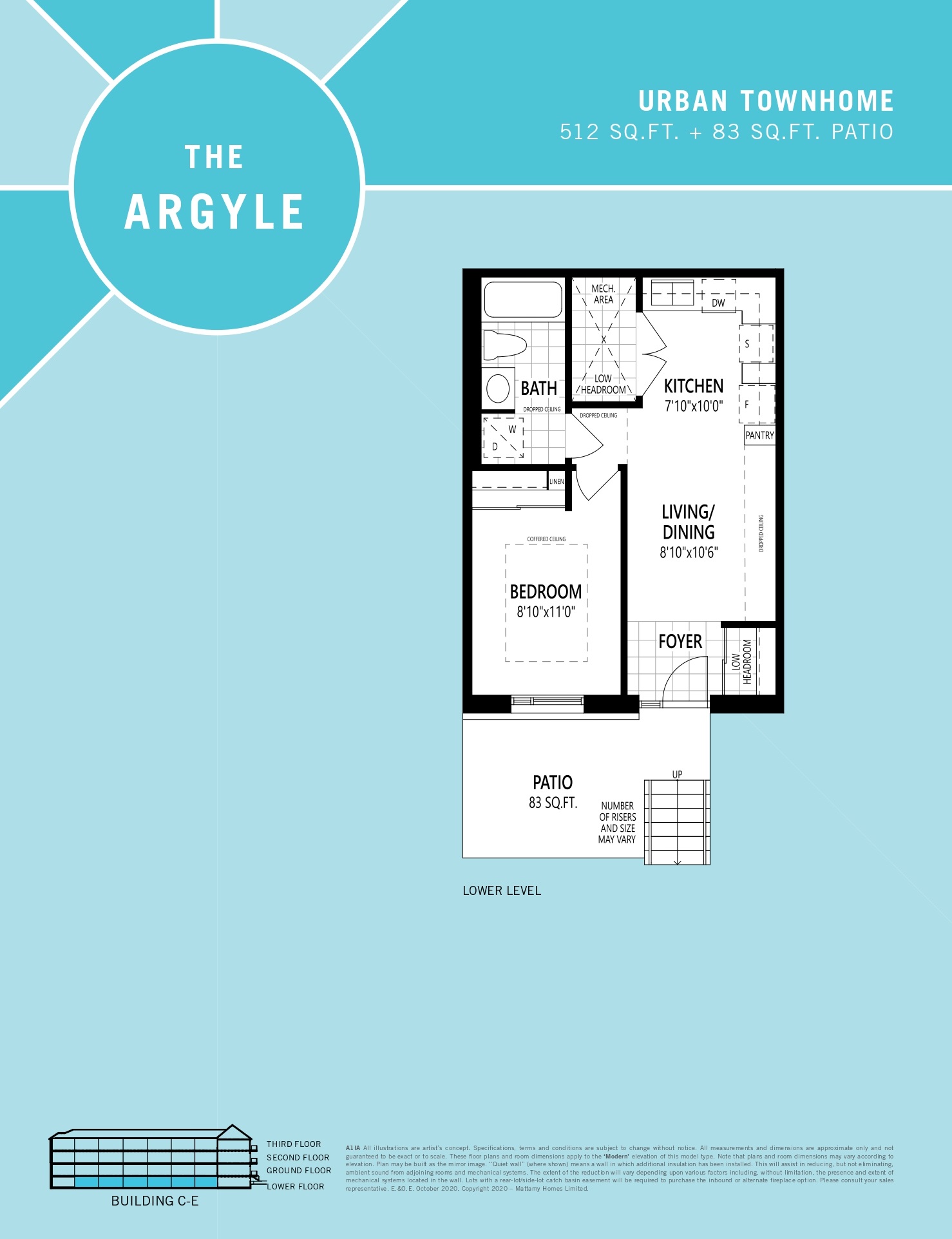East Station Townhomes Argyle Floor Plan, Toronto ON Livabl