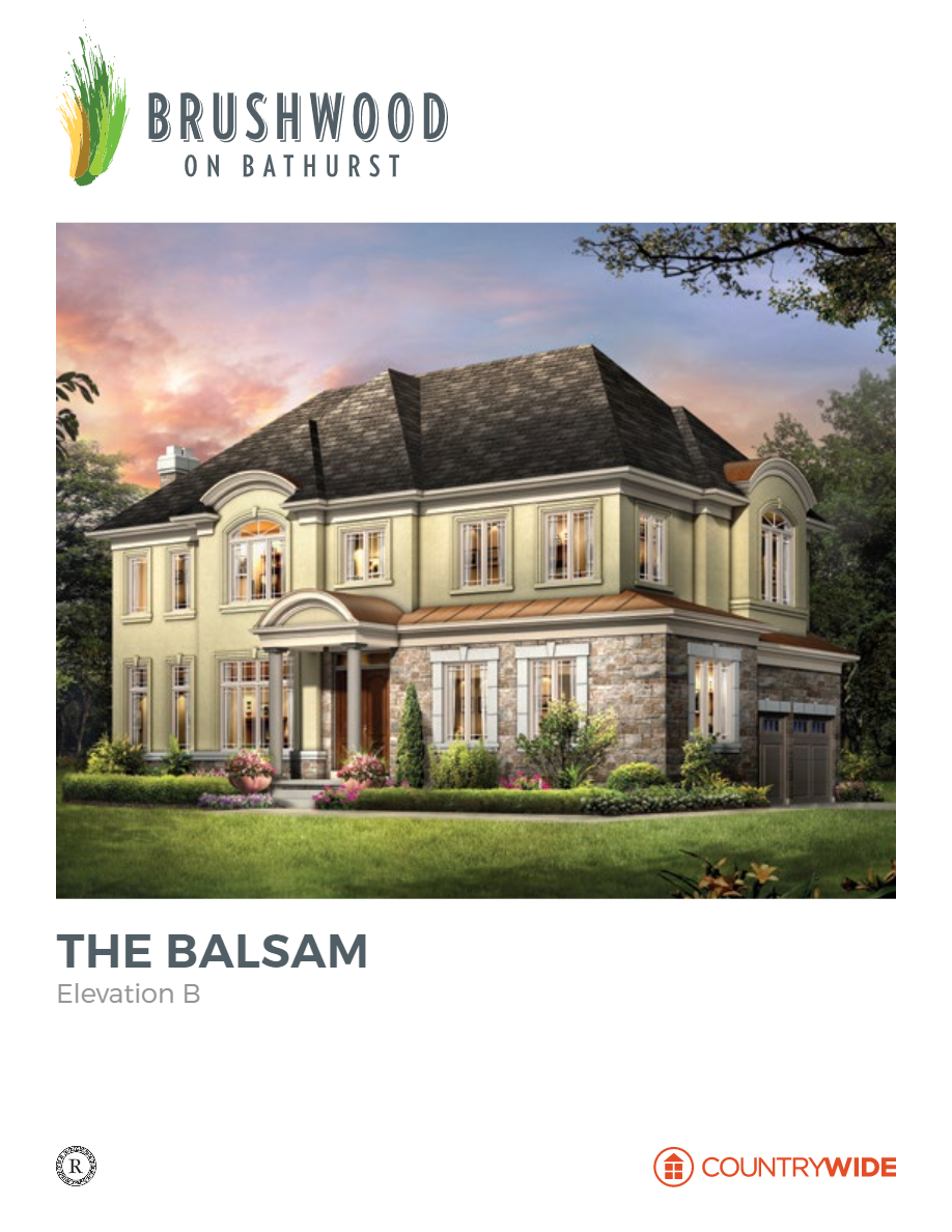 Brushwood On Bathurst Phase 4 Final Phase The Balsam Floor Plans