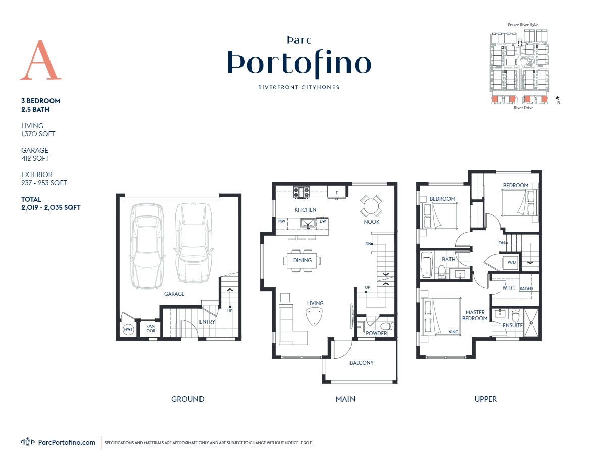 Parc Portofino A Floor Plans and Pricing