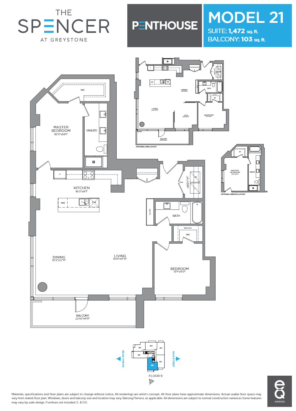 The Spencer at Greystone 21 Floor Plans and Pricing
