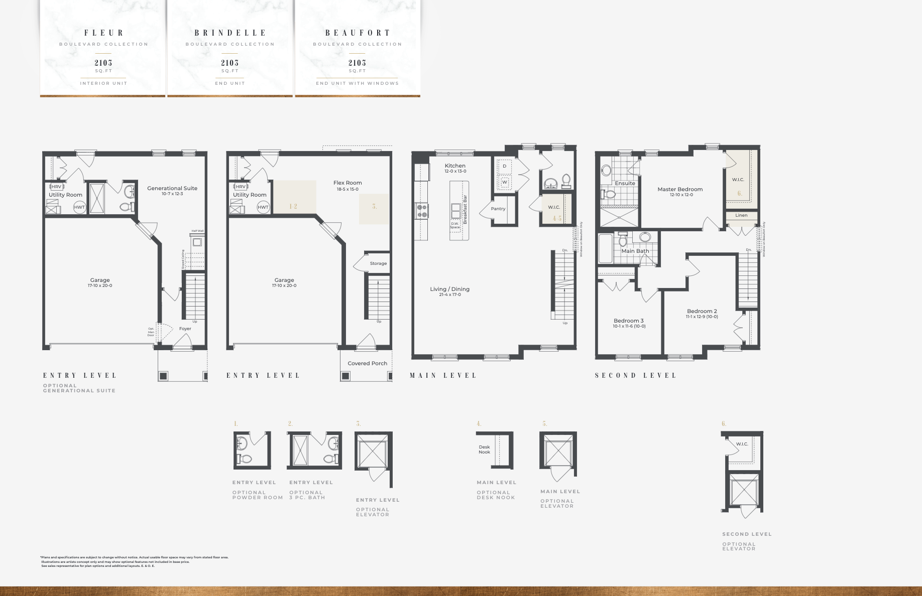 Montage Sunningdale Phase 1 Fleur Floor Plans and Pricing