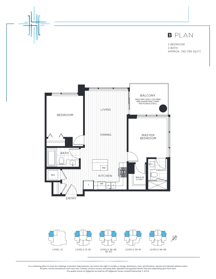 Highpoint B Floor Plans and Pricing