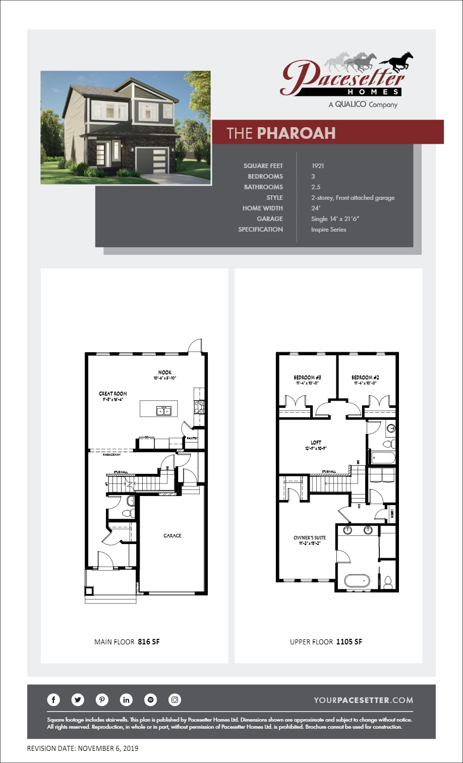 Keswick Landing Pharoah Floor Plan, Edmonton AB Livabl