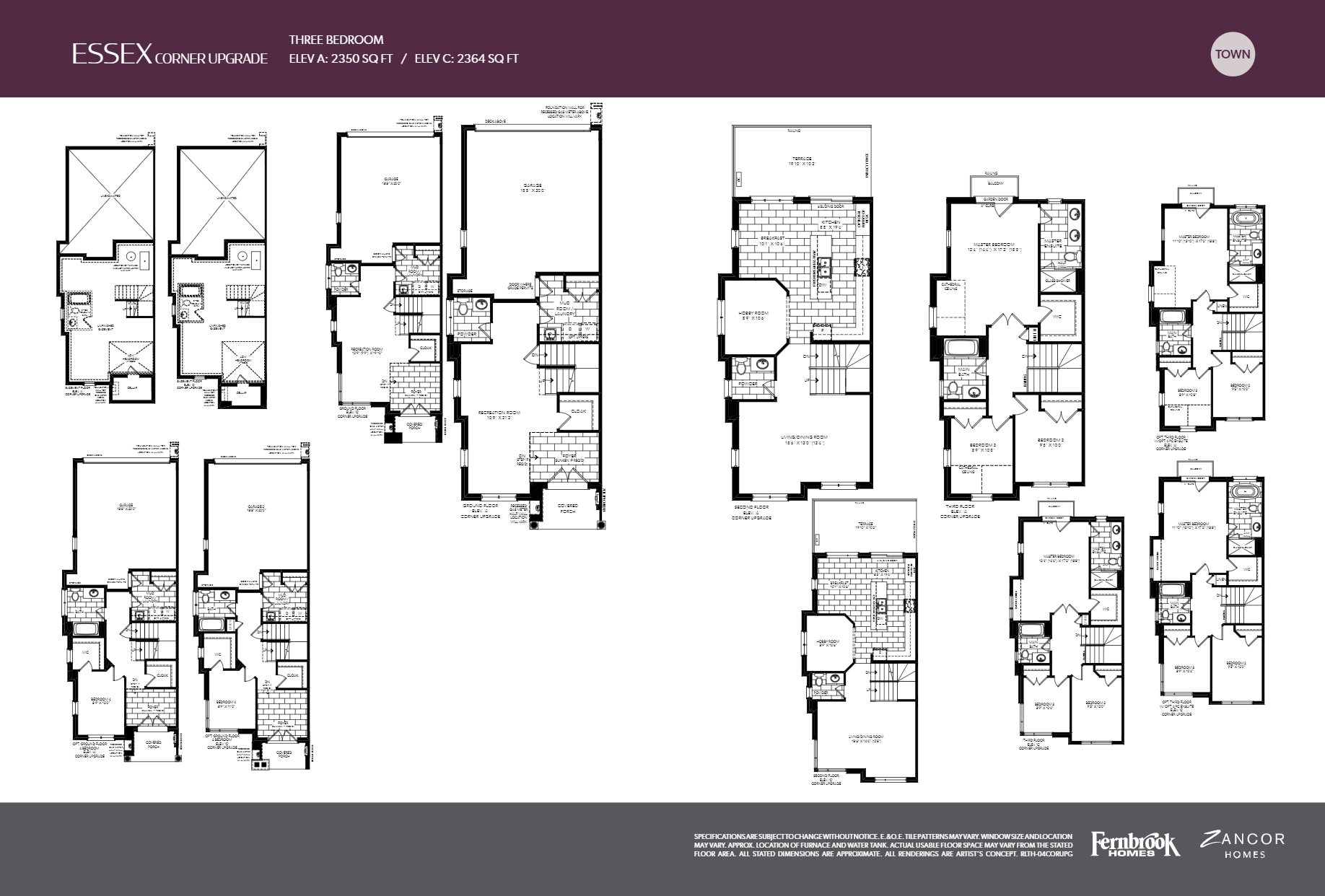 Caledon Club Unit 1 Floor Plans and Pricing