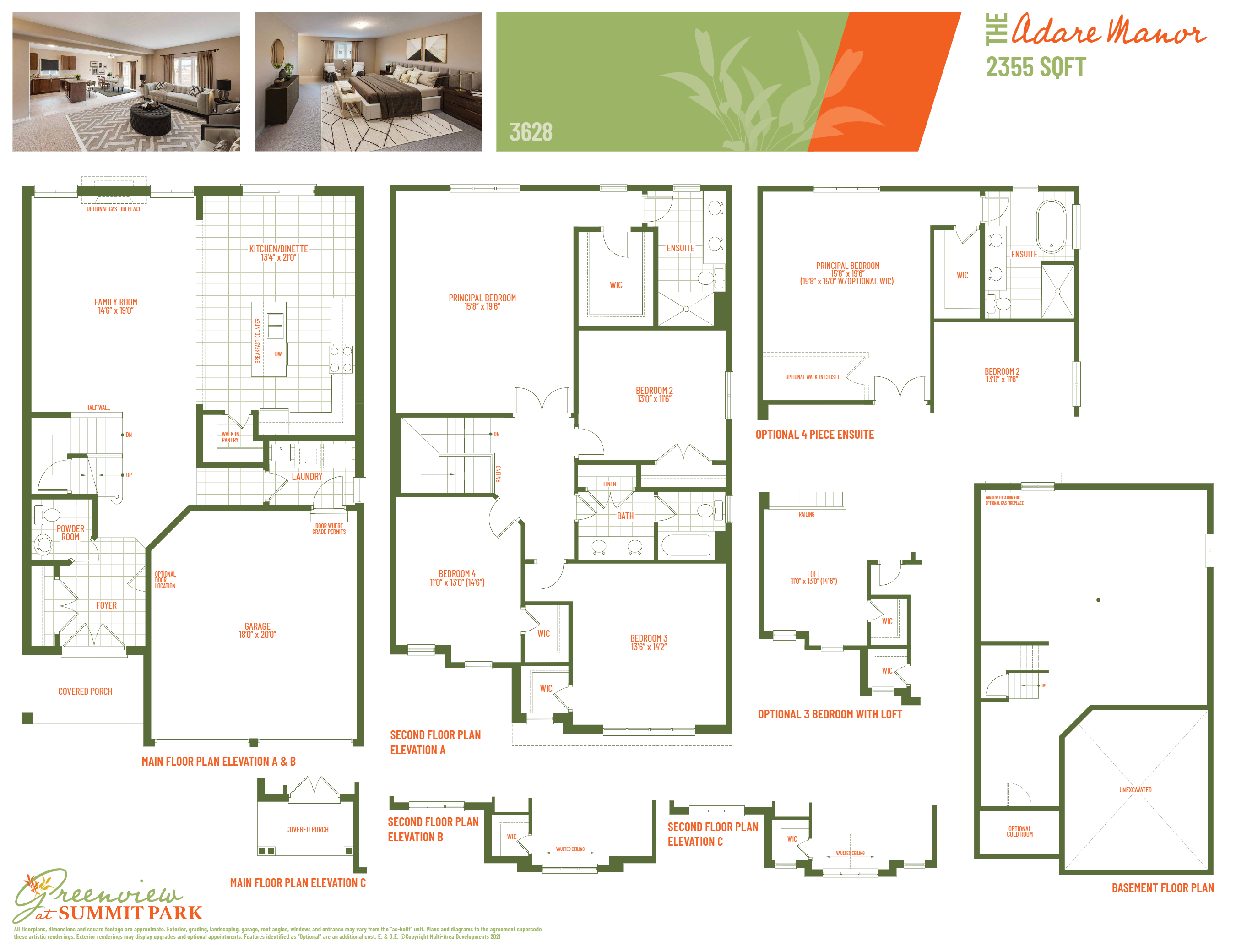 Summit Park The Adare Manor Floor Plan, Hamilton ON Livabl