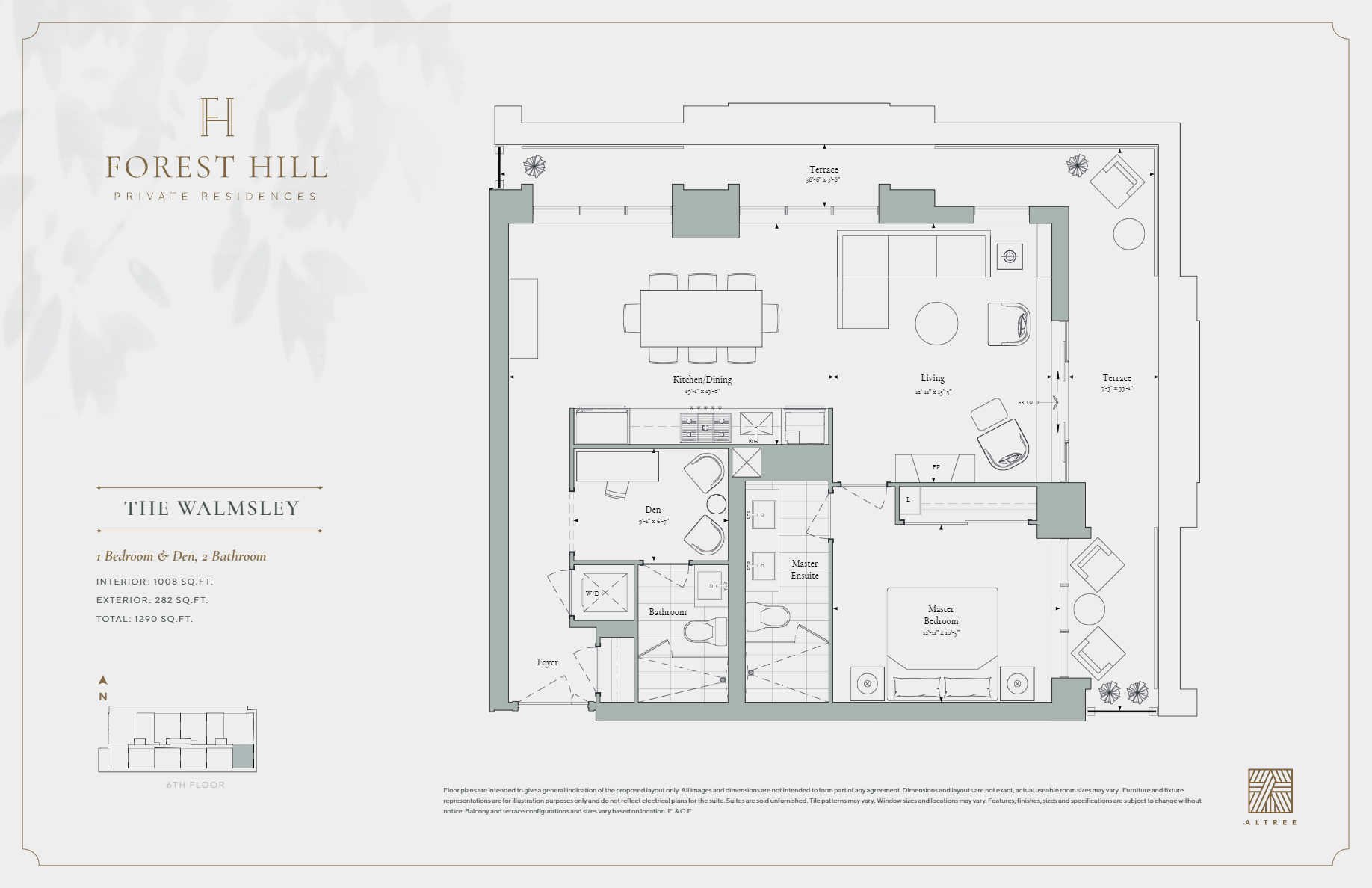 Forest Hill Private Residences The Walmsley Floor Plan, Toronto ON
