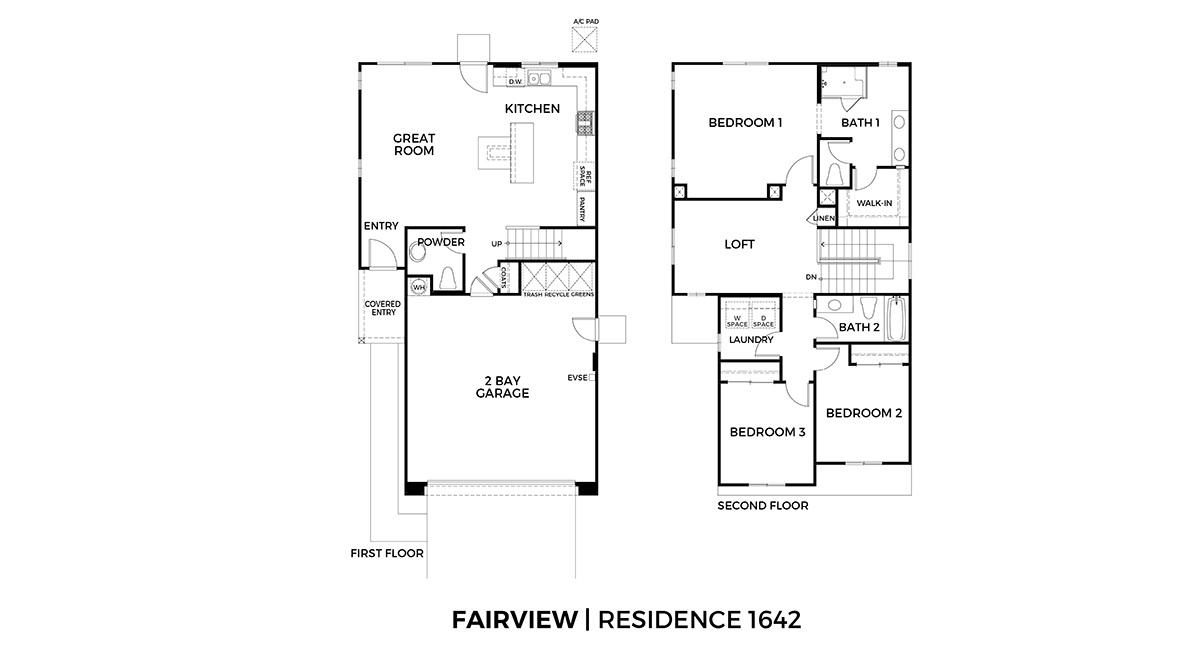 Fairview Residence 1642 Floor Plans and Pricing