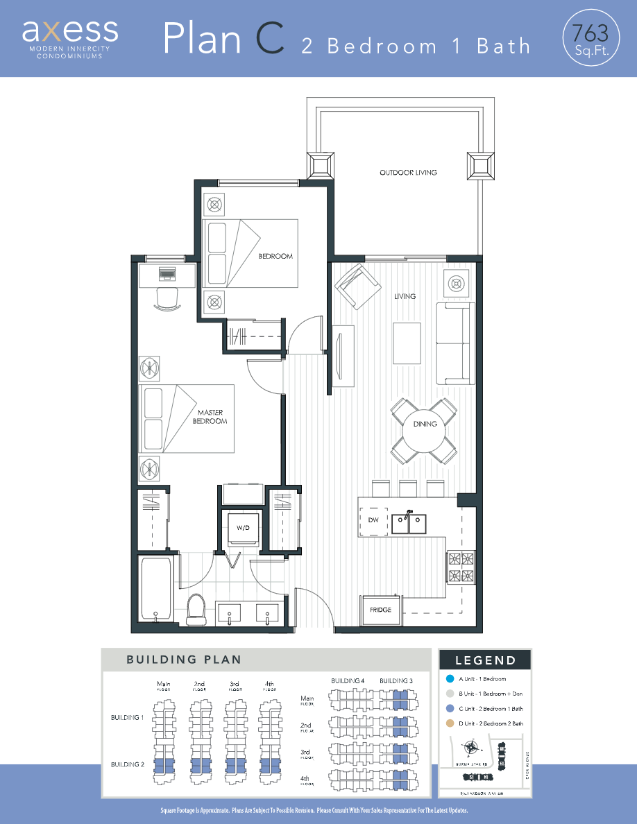 Plan C floor plan at AXESS