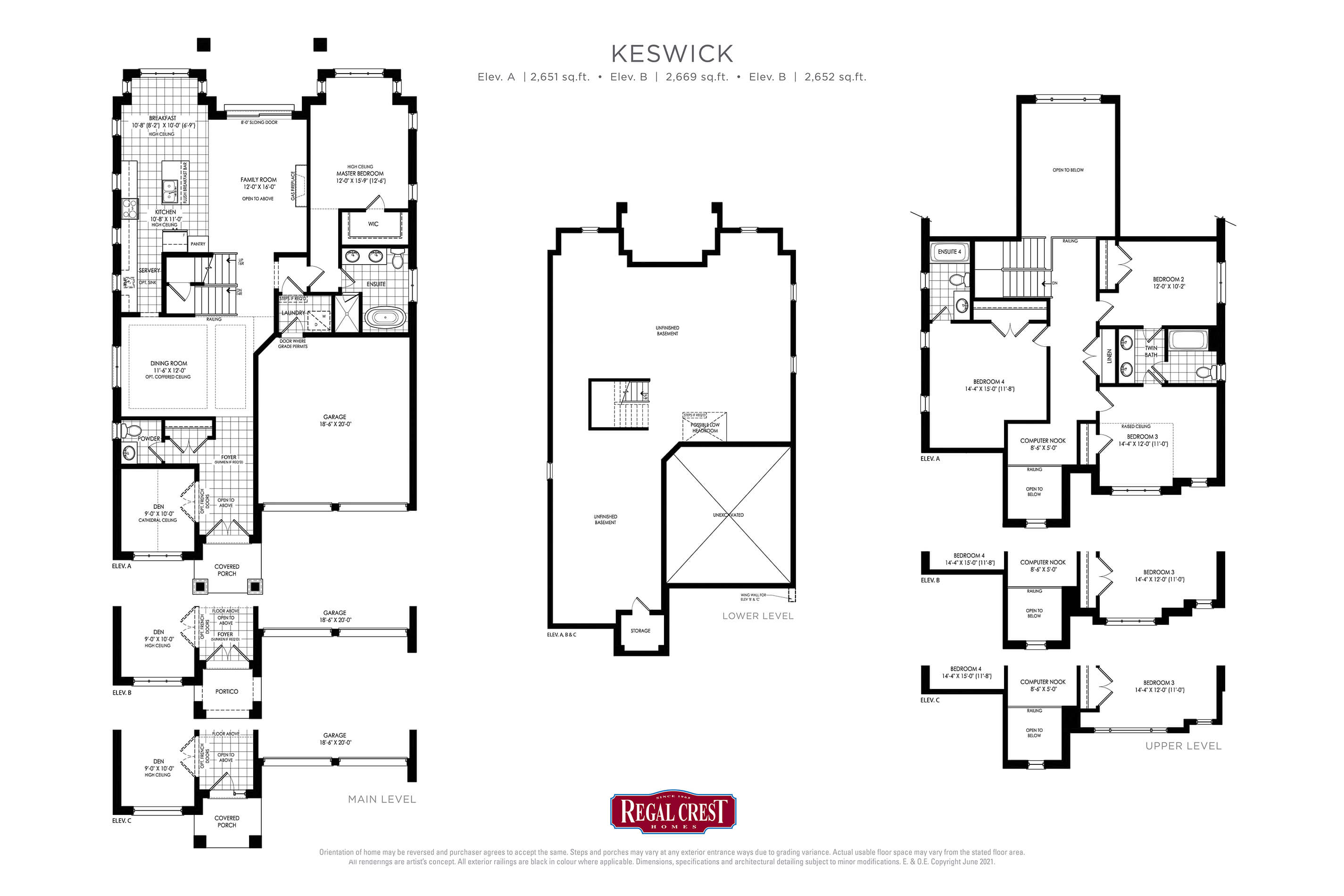 Simcoe Landing Keswick Elev. C Floor Plan, ON Livabl
