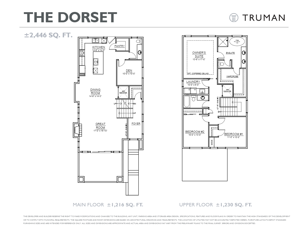 Timberline Estates Dorset Floor Plans and Pricing