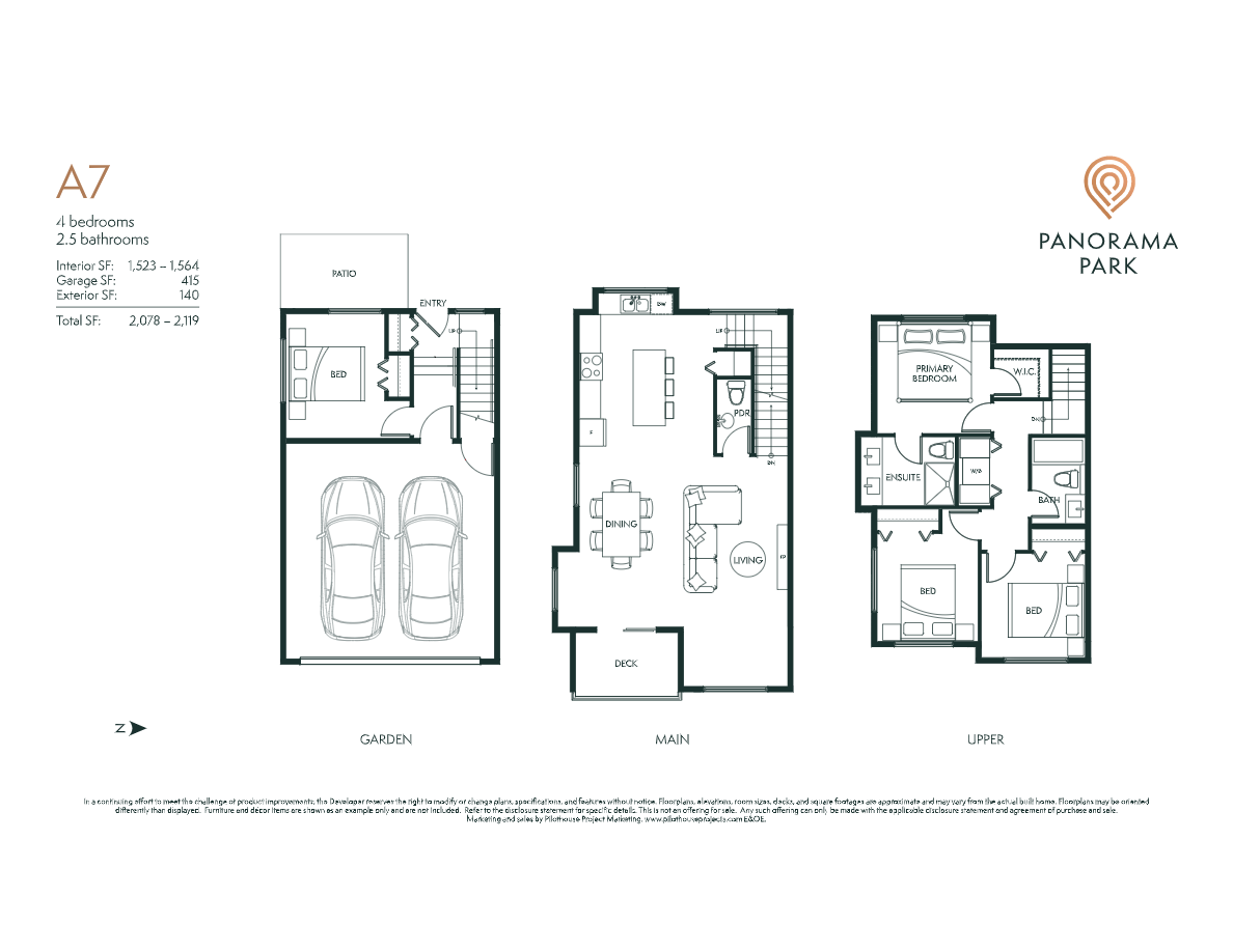 Panorama Park Unit 33 Floor Plans and Pricing