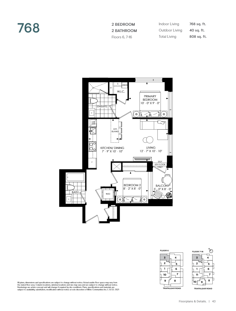 North Oak Condos at Oakvillage 768 Floor Plans and Pricing