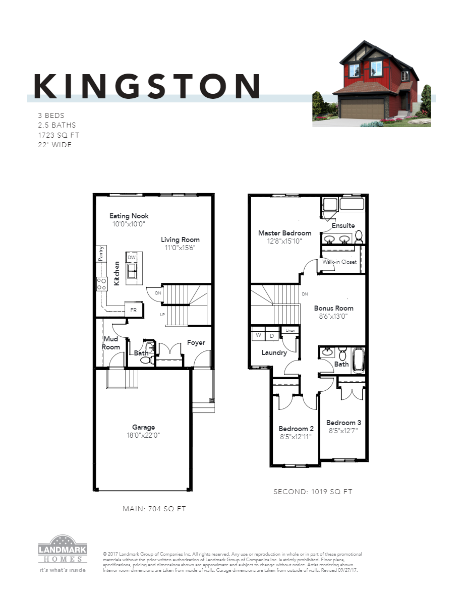 Walker Summit Kingston Floor Plan, Edmonton AB Livabl