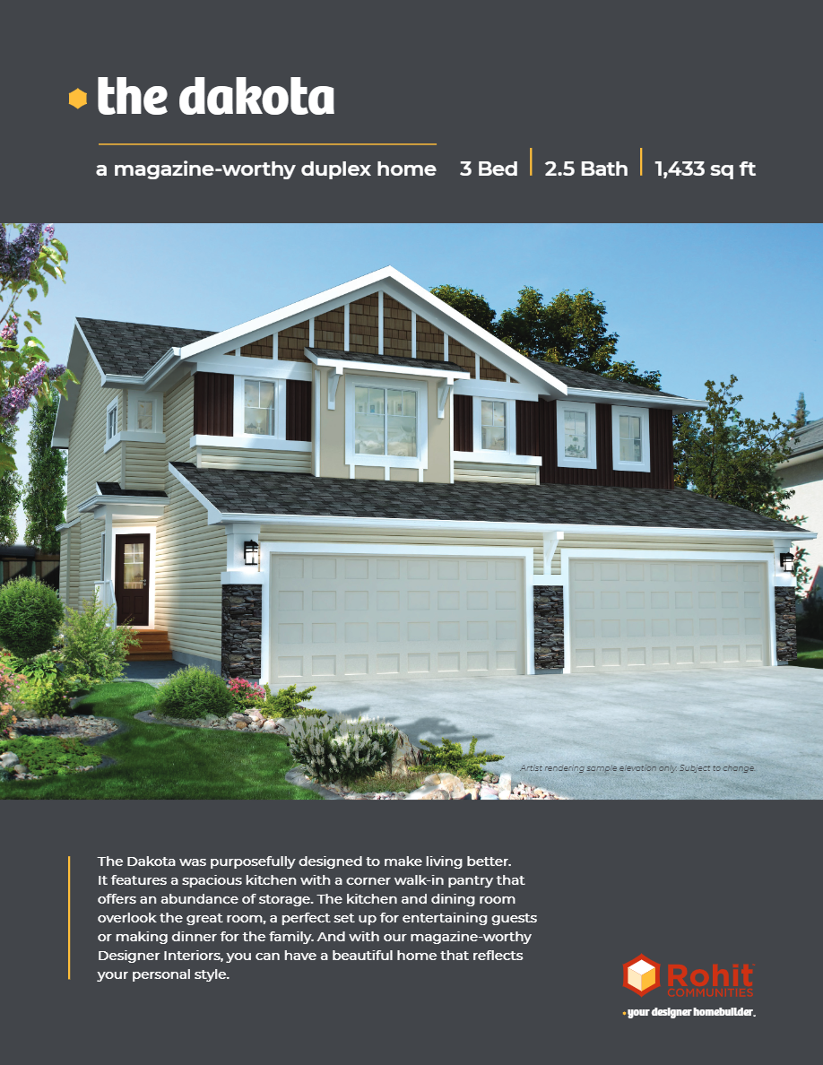 Cavanagh Dakota Floor Plan, Edmonton AB Livabl