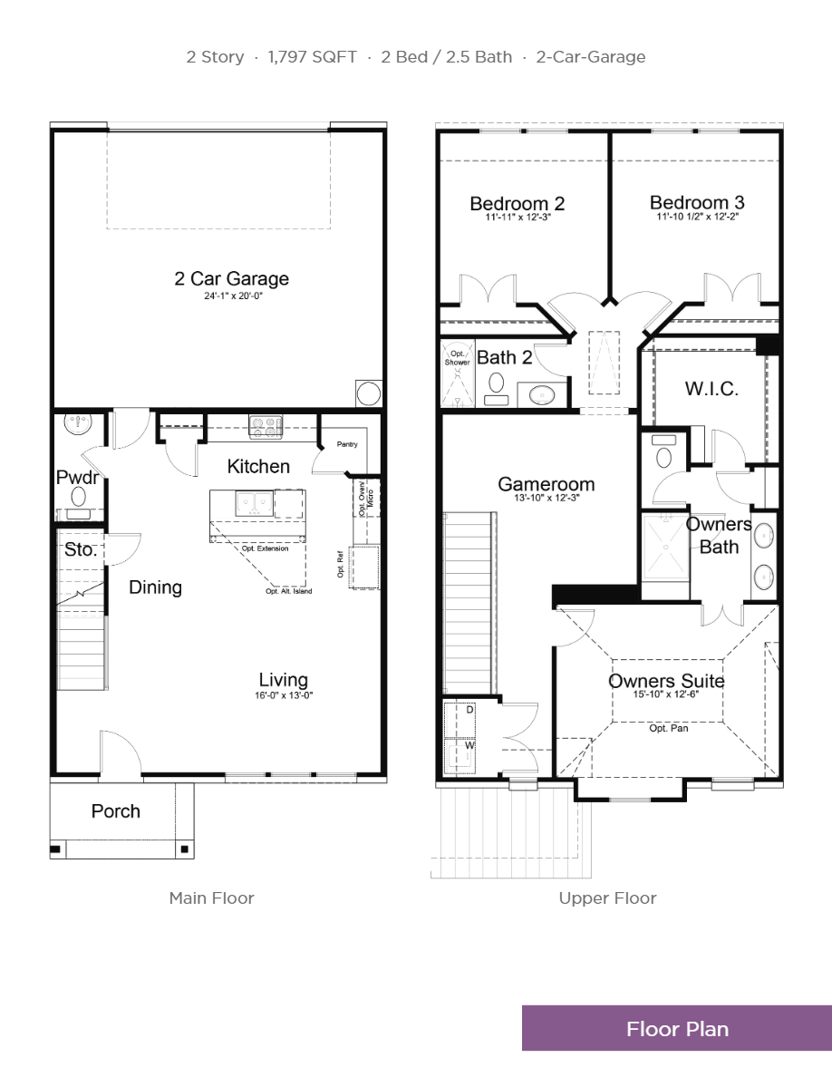 Stacy Green Townhomes Declan Floor Plans and Pricing