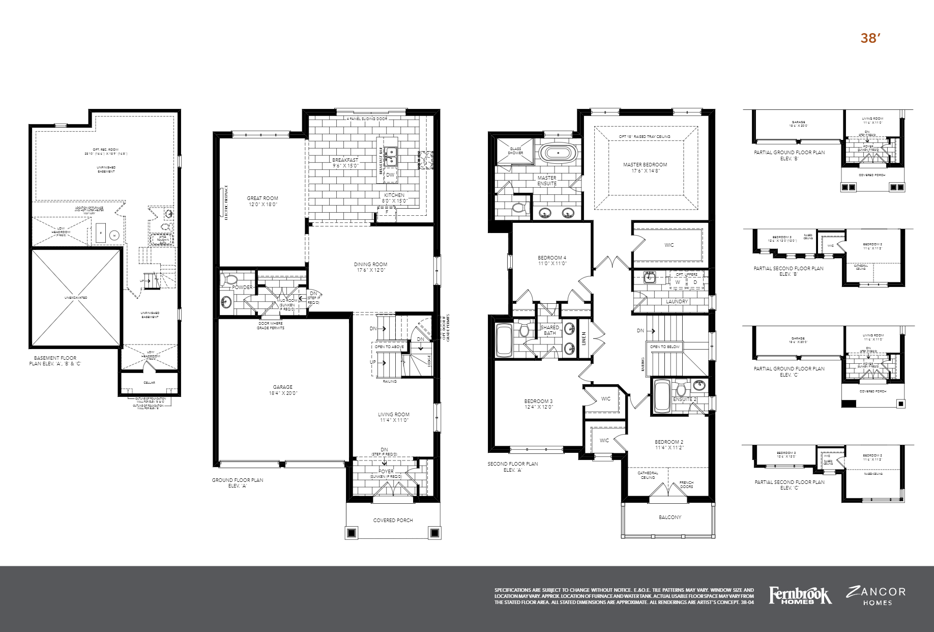 Caledon Club Grandview Elev. C Floor Plan, Caledon ON Livabl