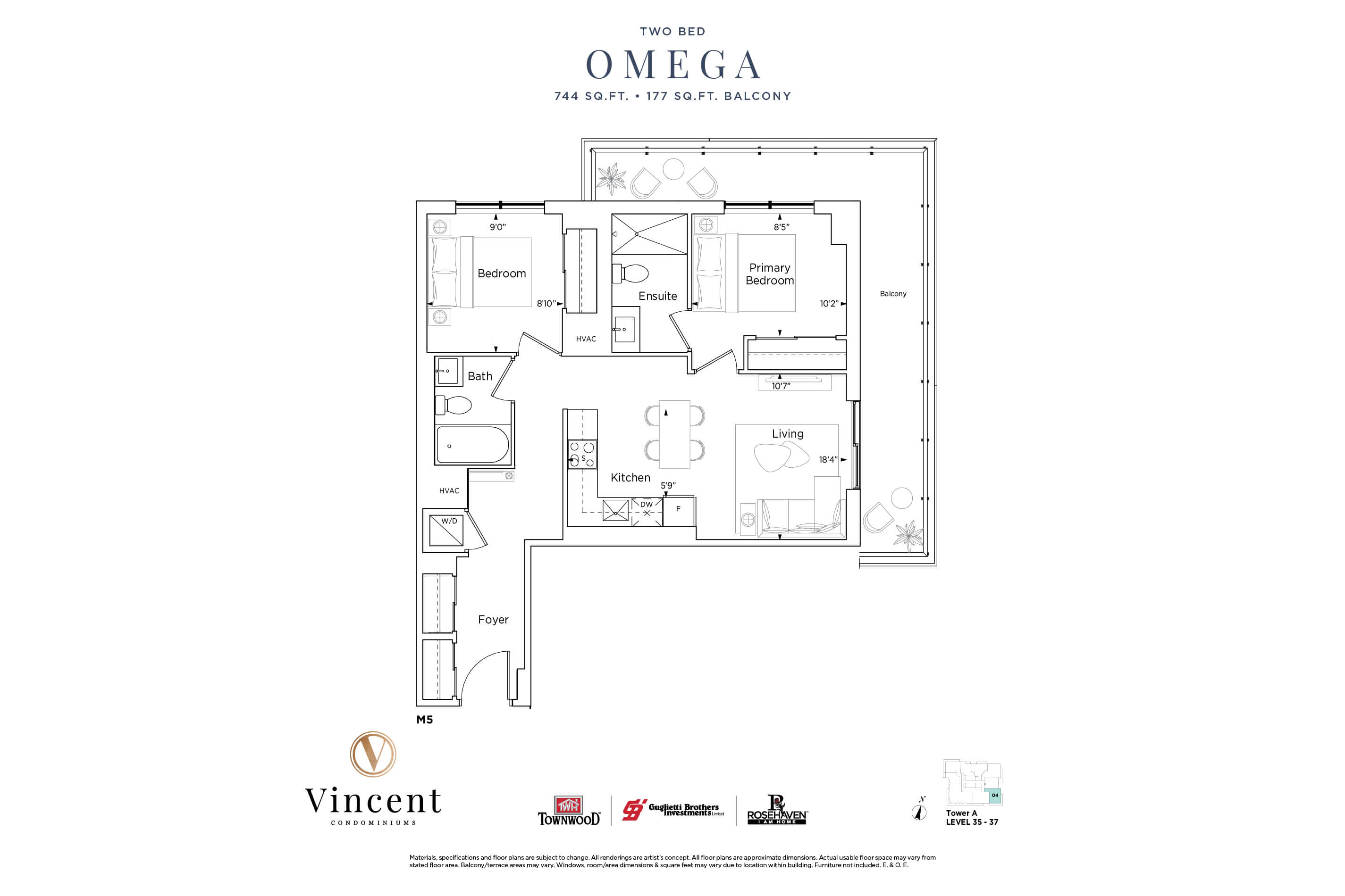 Vincent Condominiums Omega Floor Plans and Pricing