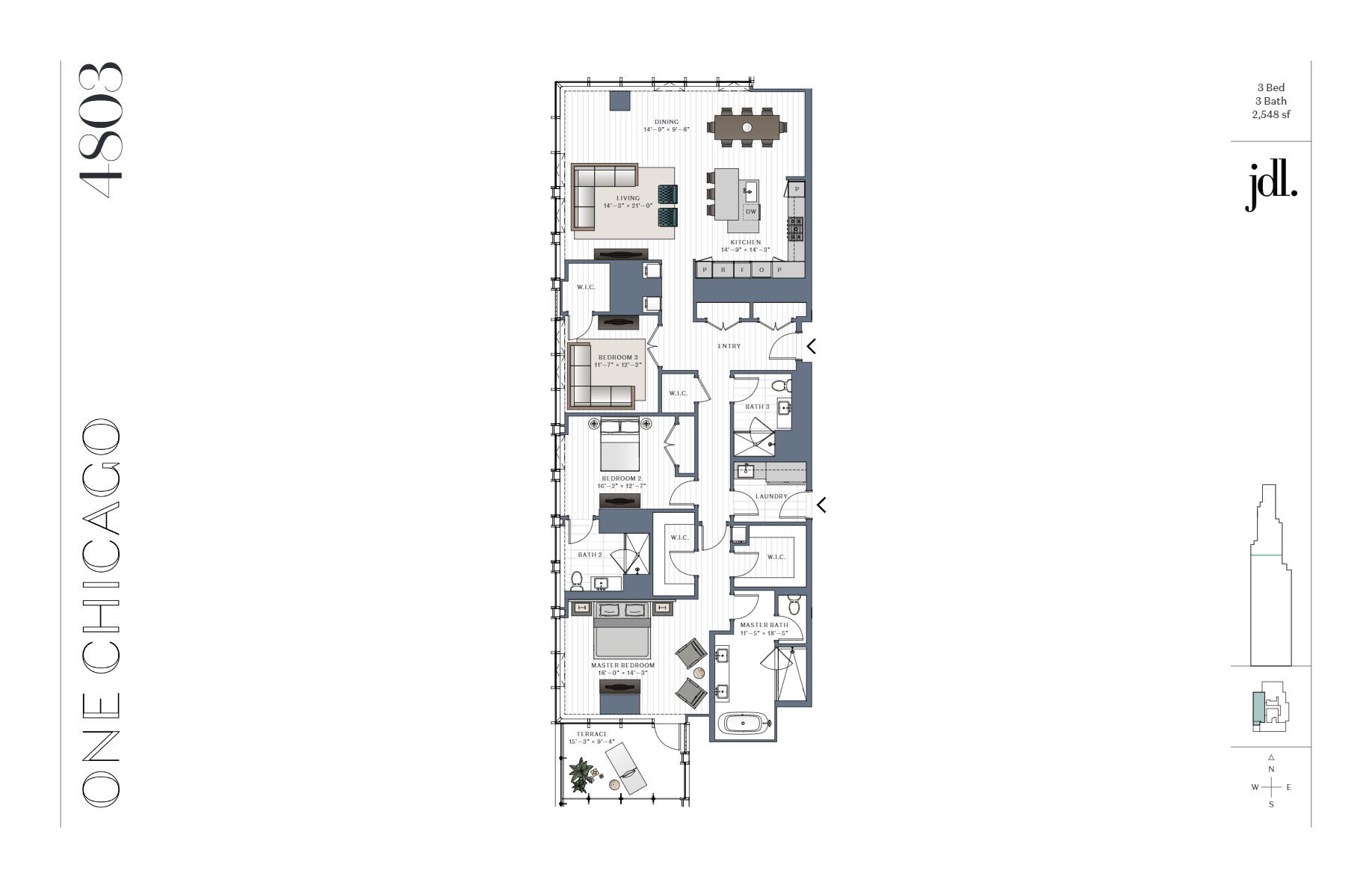 One Chicago 4803 Floor Plans and Pricing