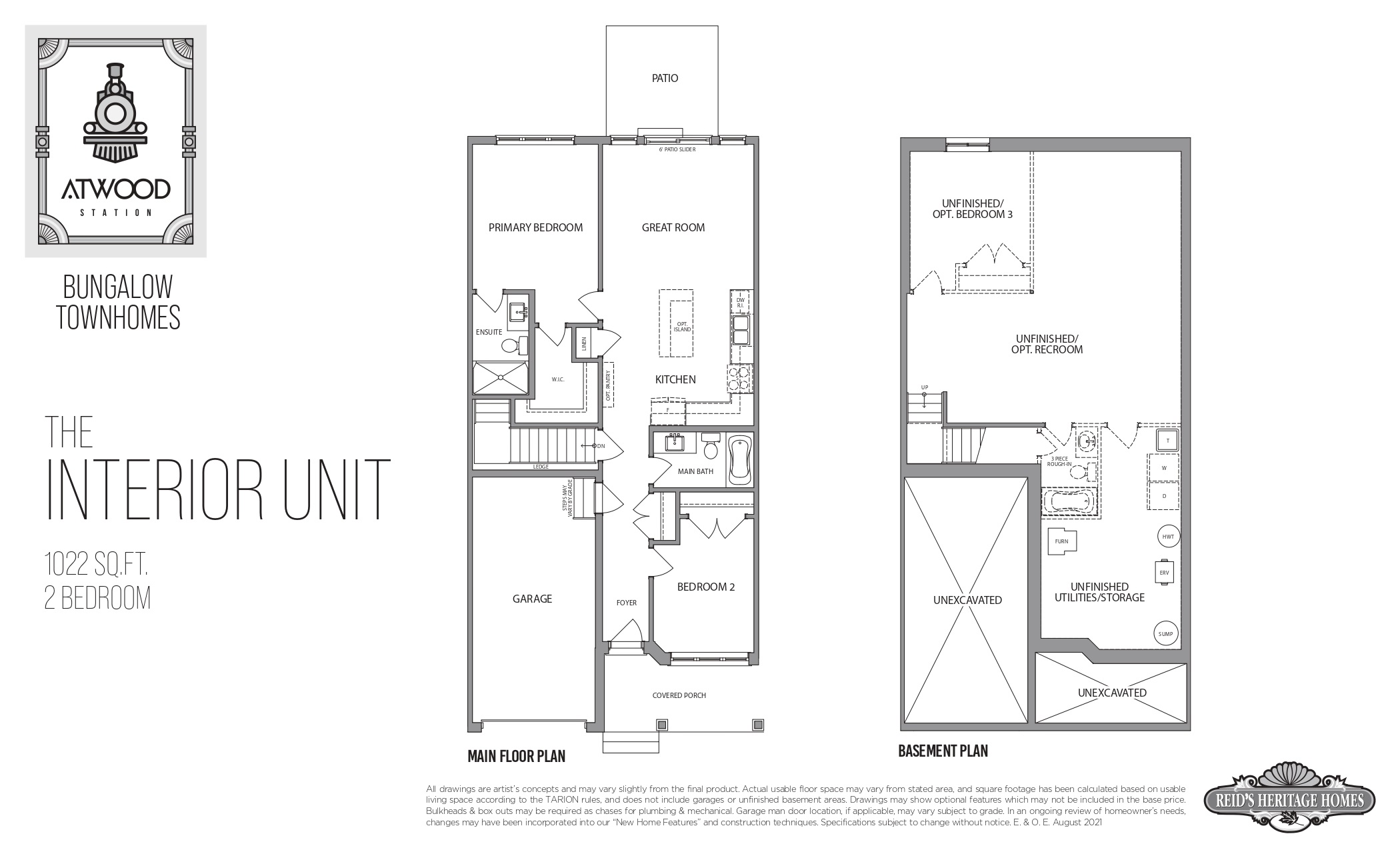 Atwood Station Woodview Interior Unit Floor Plans and Pricing