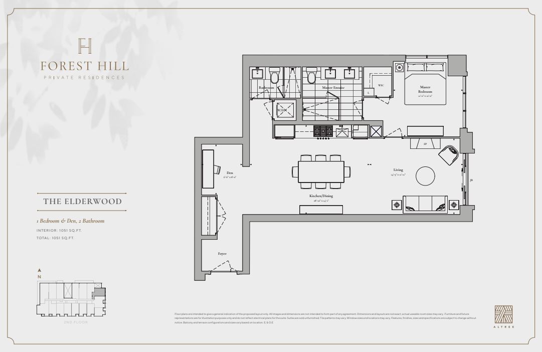 Forest Hill Private Residences The Elderwood Floor Plan, Toronto ON