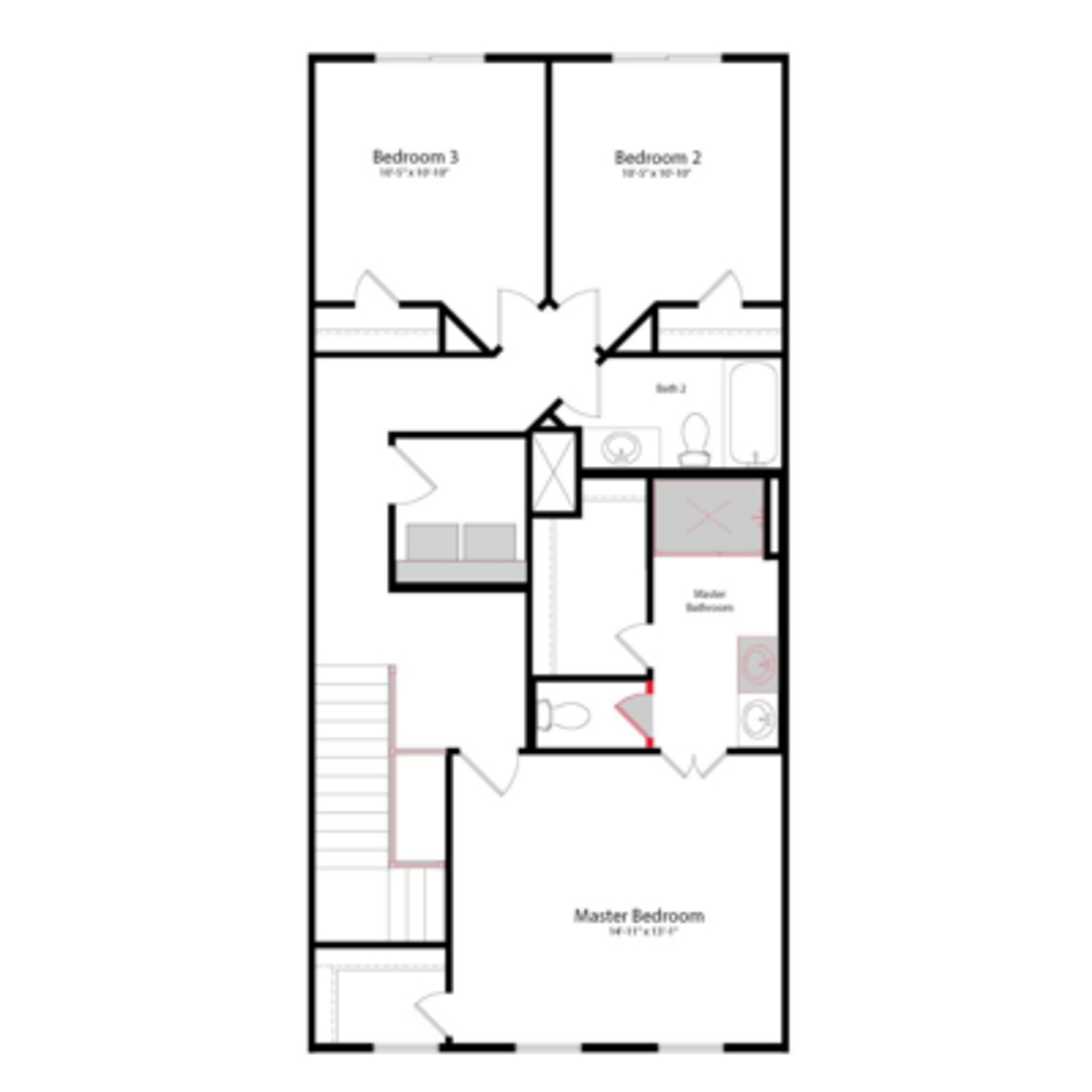 Heritage Trails Townhomes 1271 Jones Trail Floor Plans and Pricing