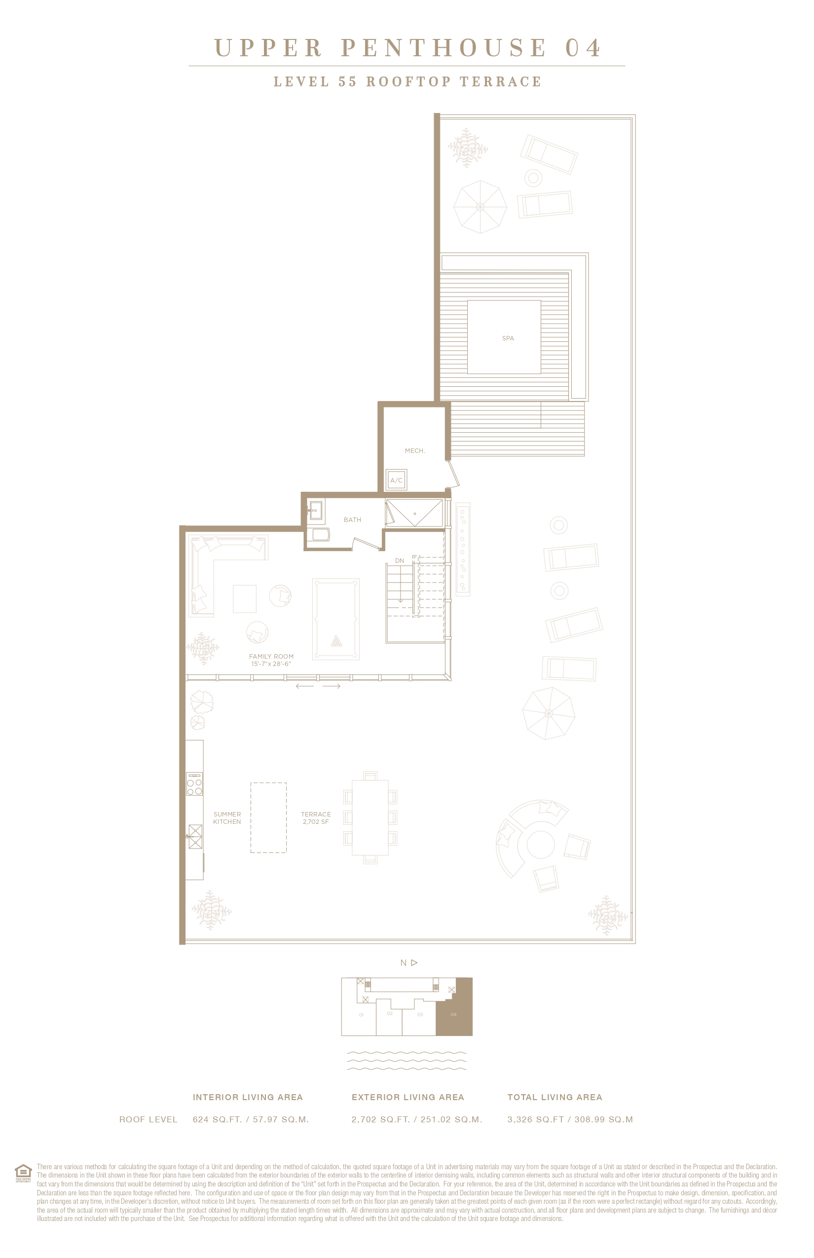 Gran Paraiso on the Bay | Upper Penthouse 04 Levels 54 & 55 | Floor ...