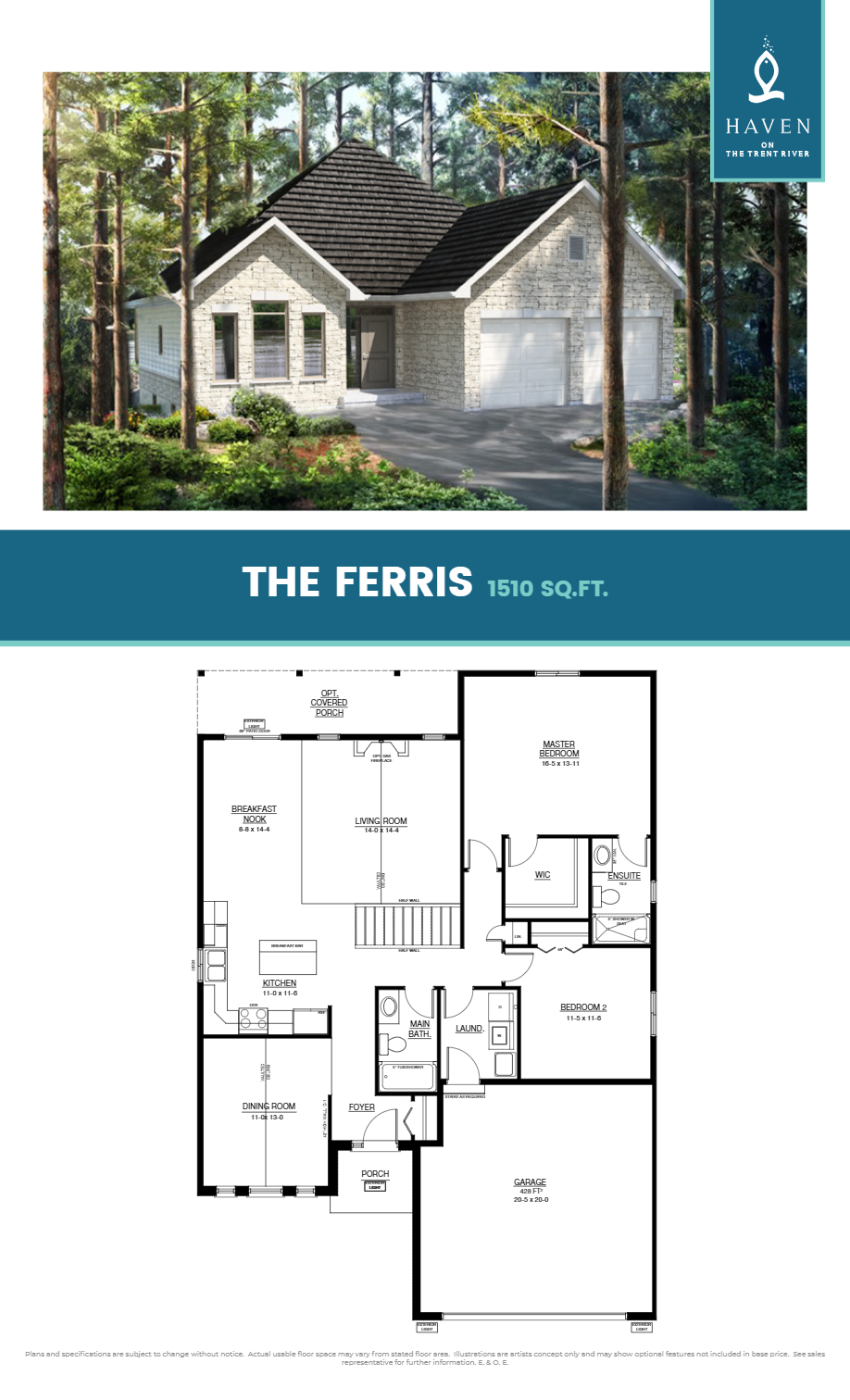 Residence 14 Riverside at Haven on the Trent River in Campbellford, ON
