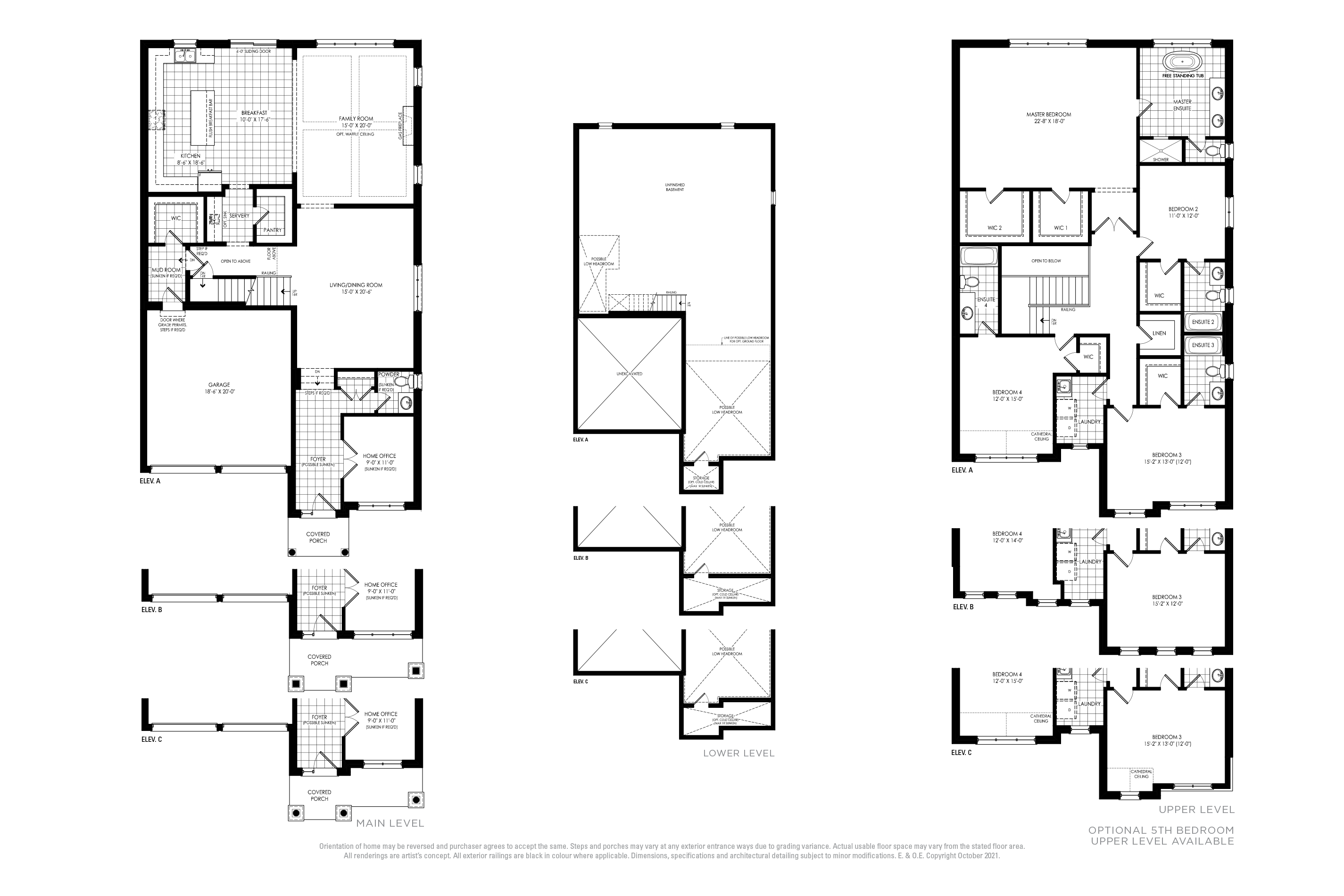 Bondhead Galt Elev. A Floor Plan, Bond Head ON Livabl