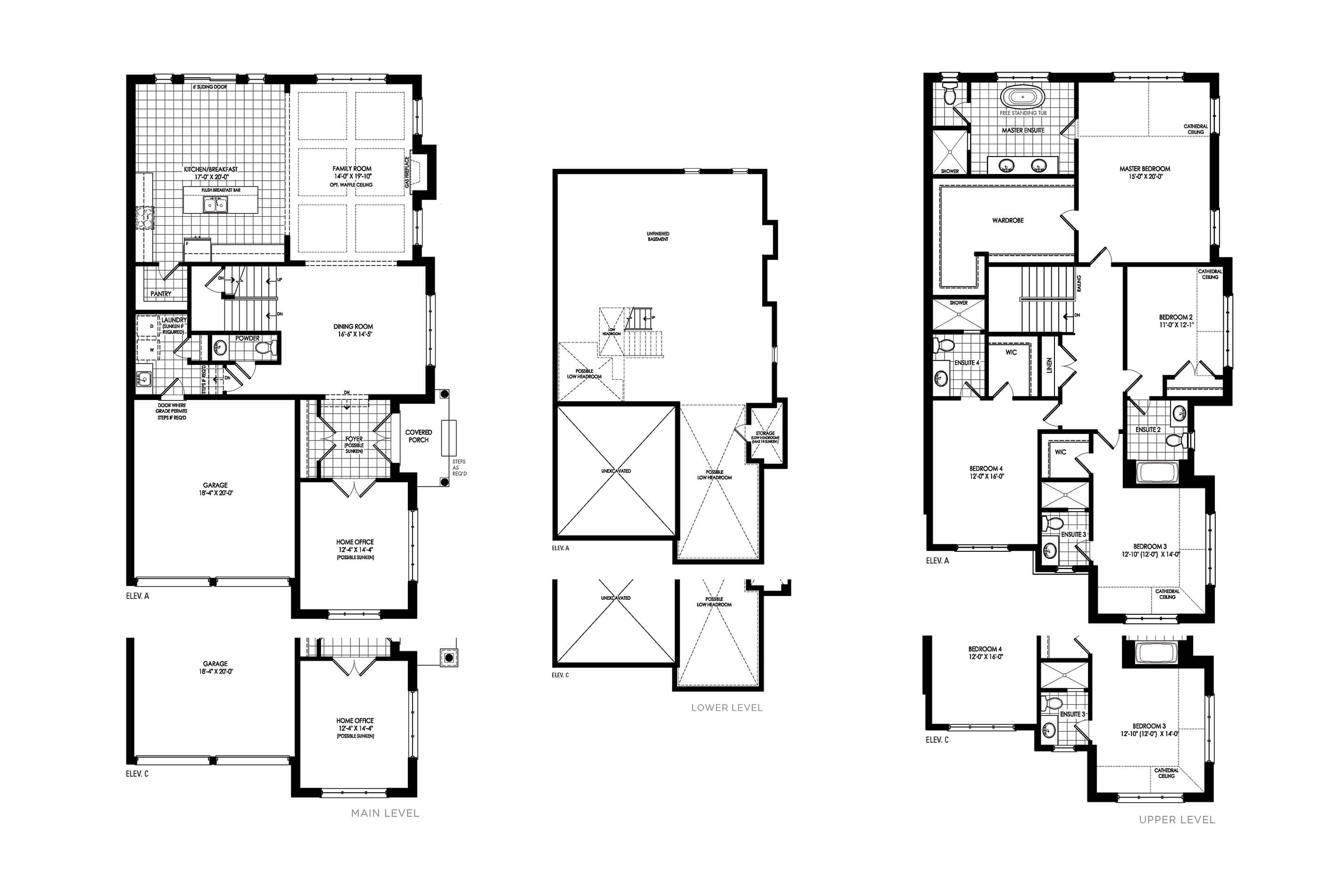 Bondhead Rockcliffe Elev. D Floor Plan, Bond Head ON Livabl