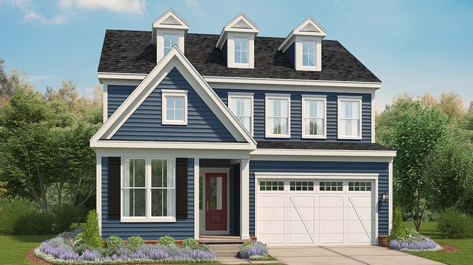 The Amelia floor plan at Edgewater in Holly Springs, GA