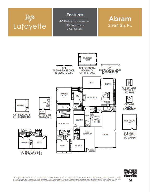 Lafayette at Riverstone Abram Floor Plans and Pricing