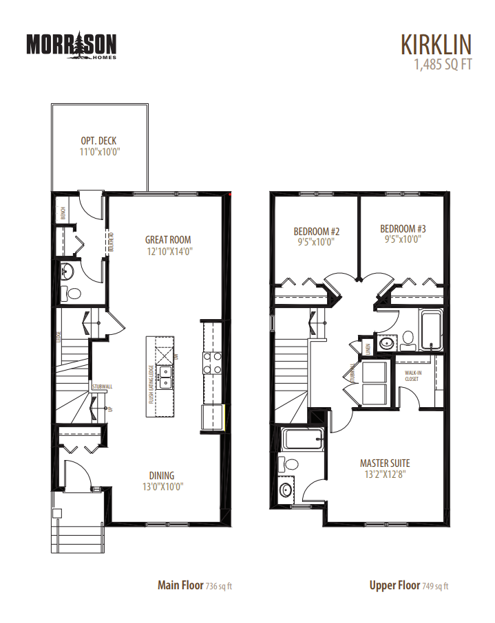 Dawson's Landing 117 Dawson Drive Floor Plans and Pricing