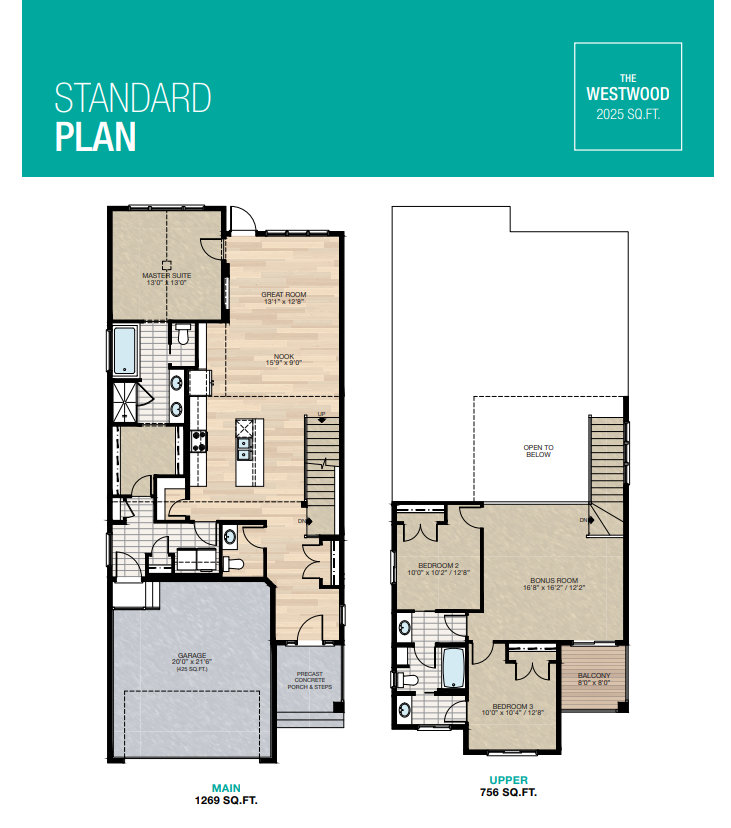 Rivercrest Westwood Floor Plans and Pricing
