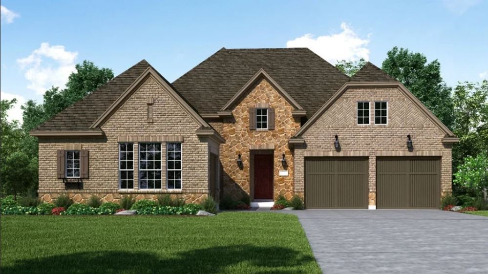 Waterford Point at The Tribute Waycroft Floor Plan, The Colony TX