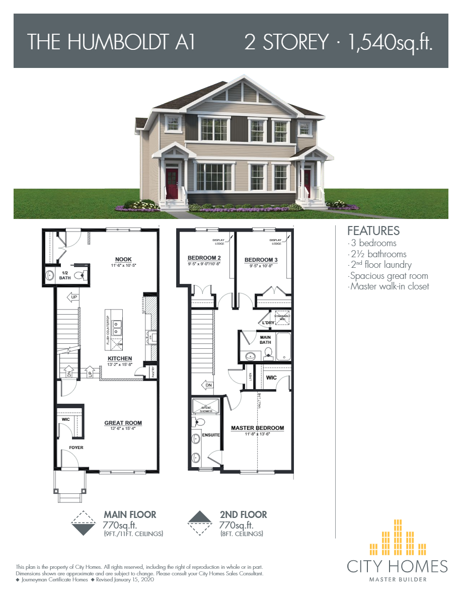 Stewart Greens HUMBOLDT Floor Plans and Pricing
