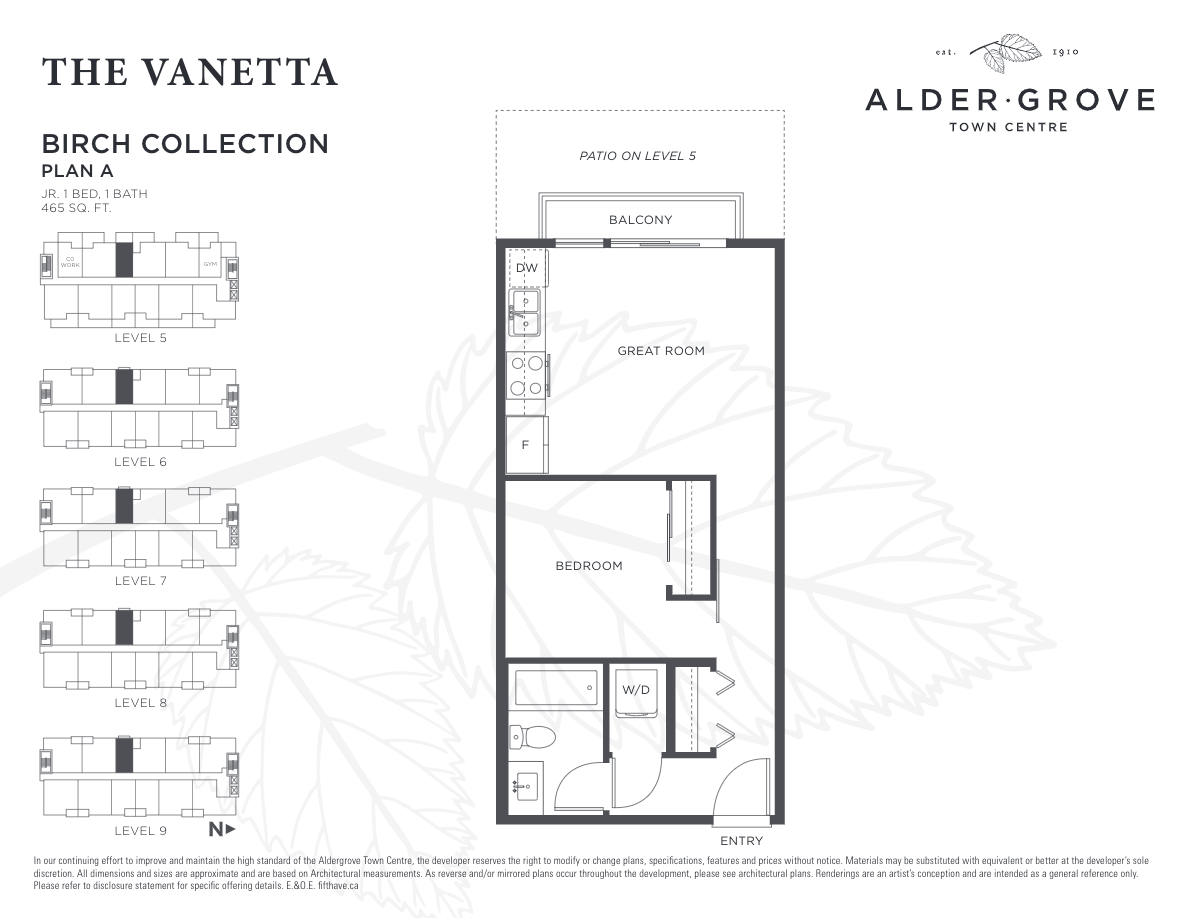 Aldergrove Town Centre Creekside A Plan Floor Plans and Pricing