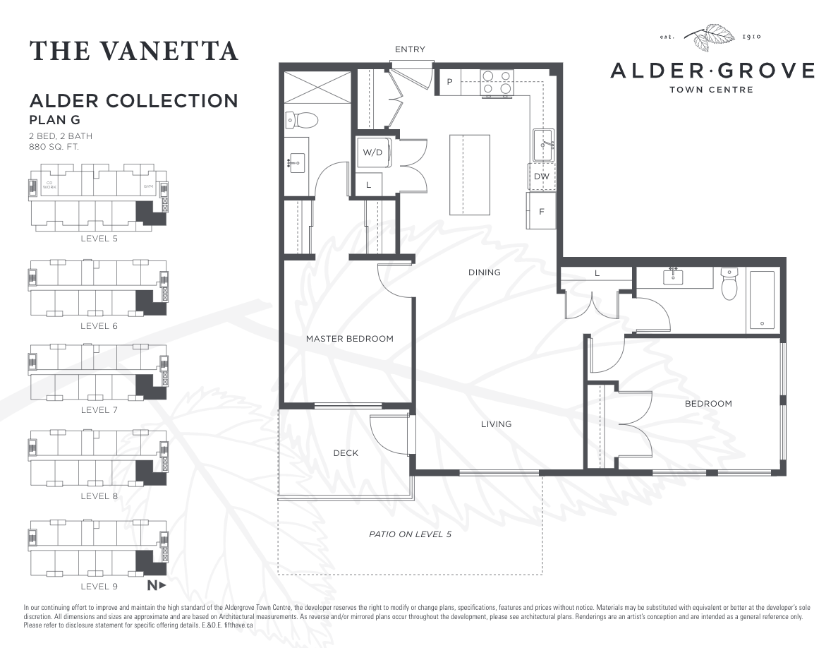 Aldergrove Town Centre Creekside G Floor Plan, Langley Township BC