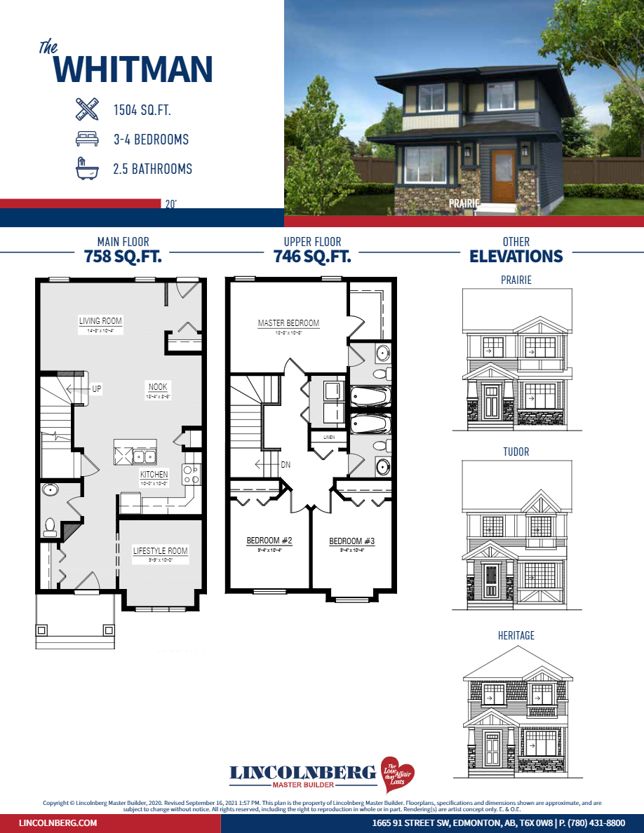 Ellis Greens | The Whitman | Floor Plans and Pricing
