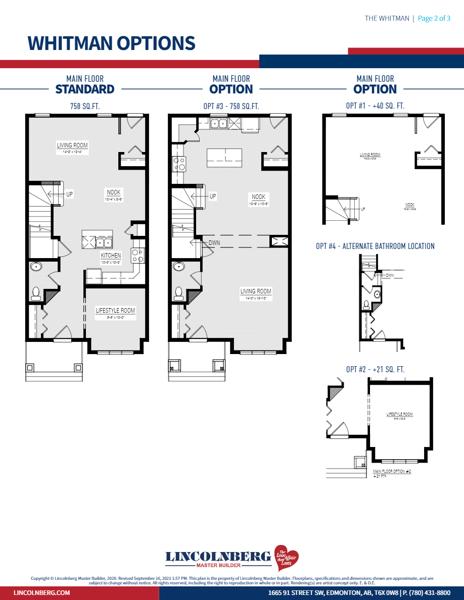 Ellis Greens | The Whitman | Floor Plans and Pricing