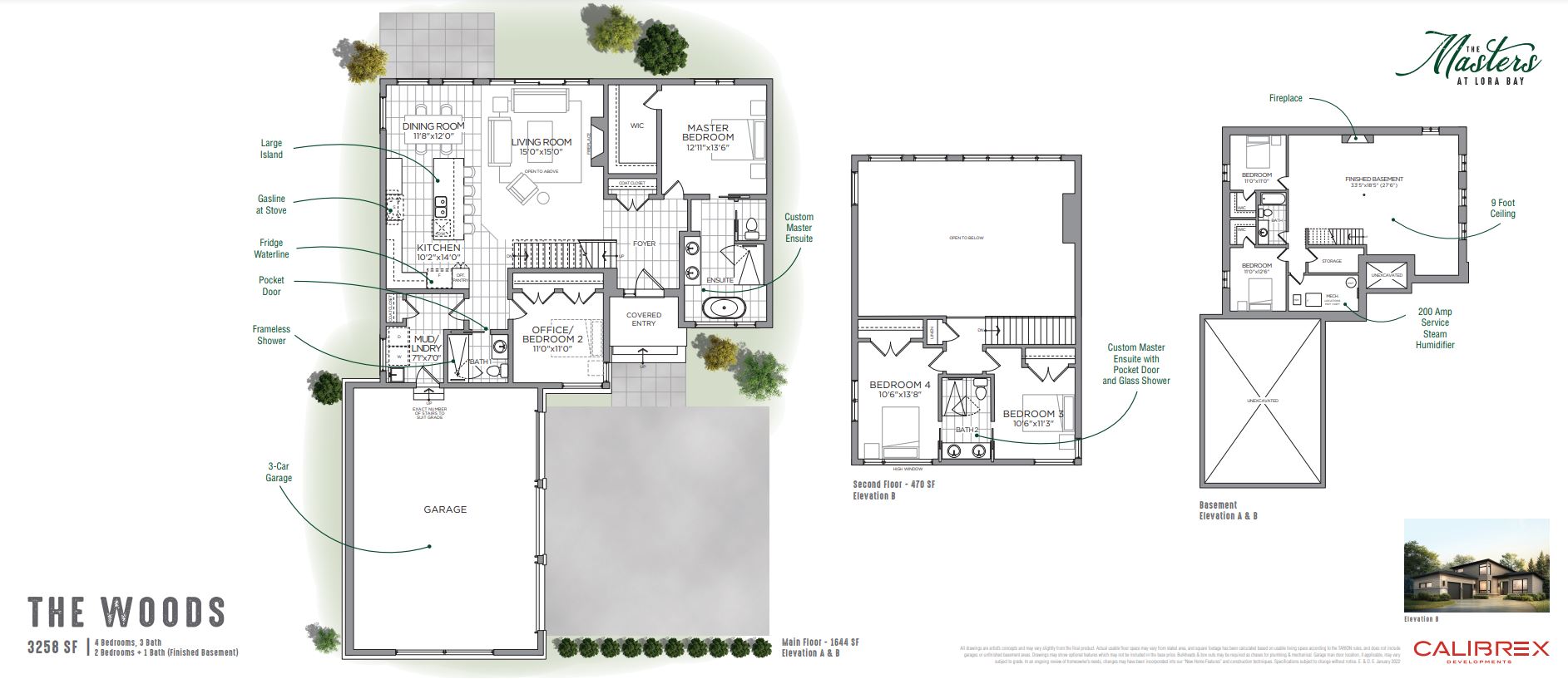 The Masters at Lora Bay LOT 35 Floor Plans and Pricing