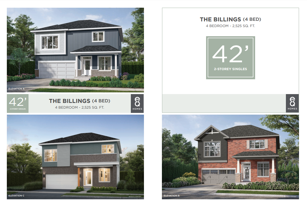 Clarence Crossing The Billings 4 Bed Floor Plans and Pricing