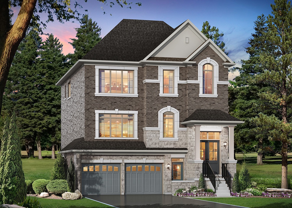 The Barnard floor plan at Castles of Caledon in Caledon, ON